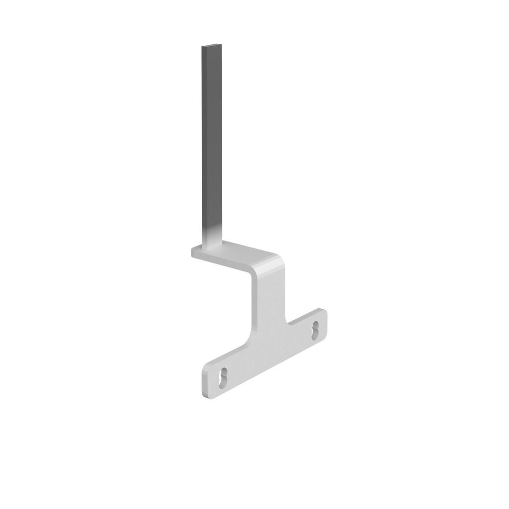 Picture of Screen bracket for the ends of back to back Adapt and Fuze desks - white