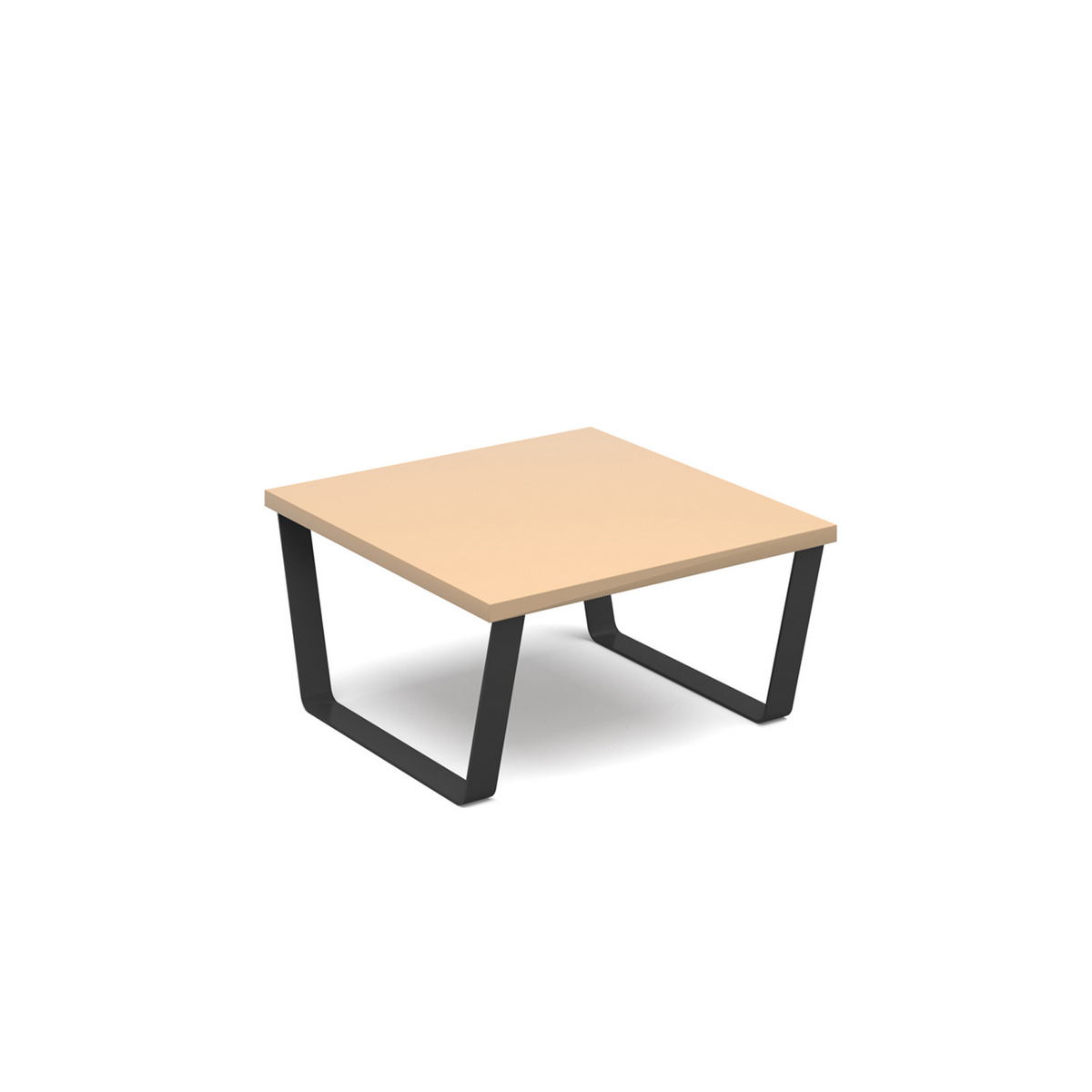 Picture of Encore modular coffee table with black sled frame - Kendal oak