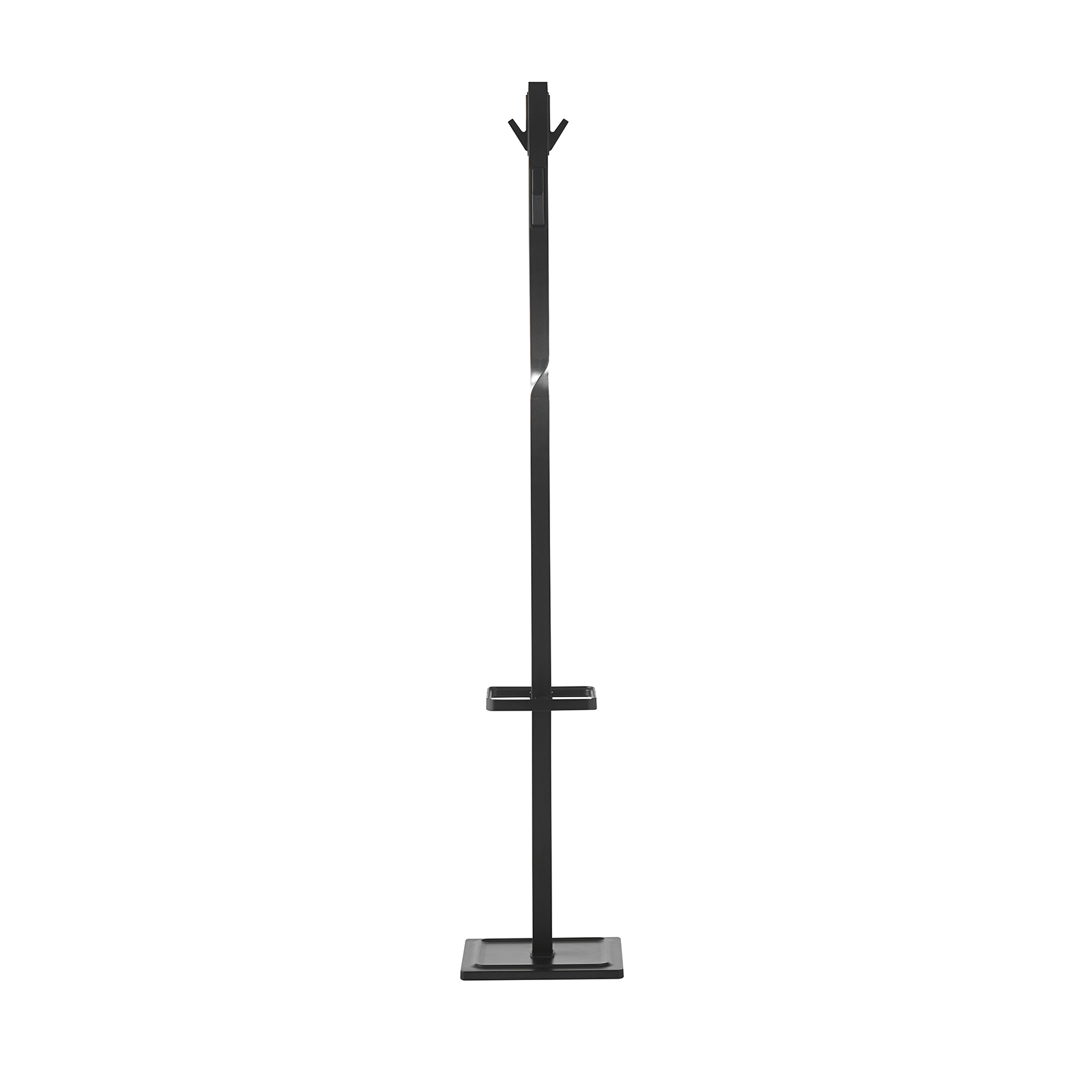 Picture of Epsilon coat stand with 4 coat hooks and 4 umbrella hooks - Black