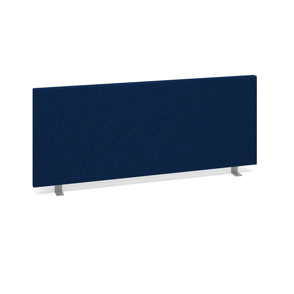 Picture of Straight desktop fabric screen 1000mm x 400mm - blue