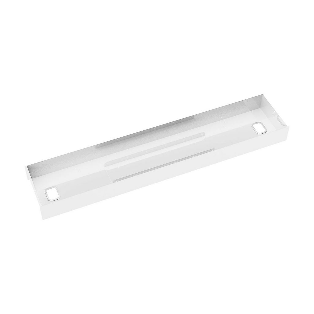 Picture of Elev8 lower cable channel with cover for back-to-back 1400mm desks - white