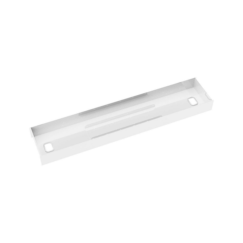 Picture of Elev8 lower cable channel with cover for back-to-back 1200mm desks - white