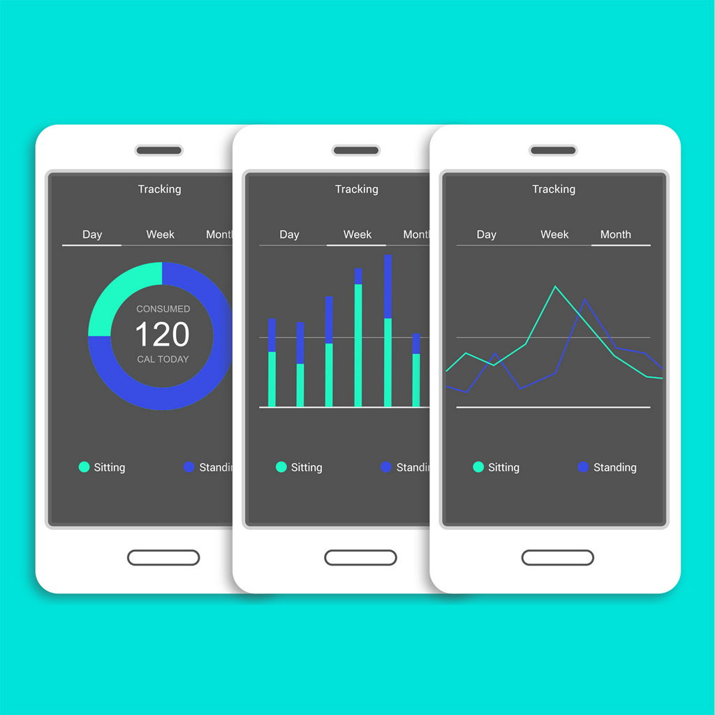 Picture of Elev8 Touch Bluetooth control unit for single and back-to-back desks