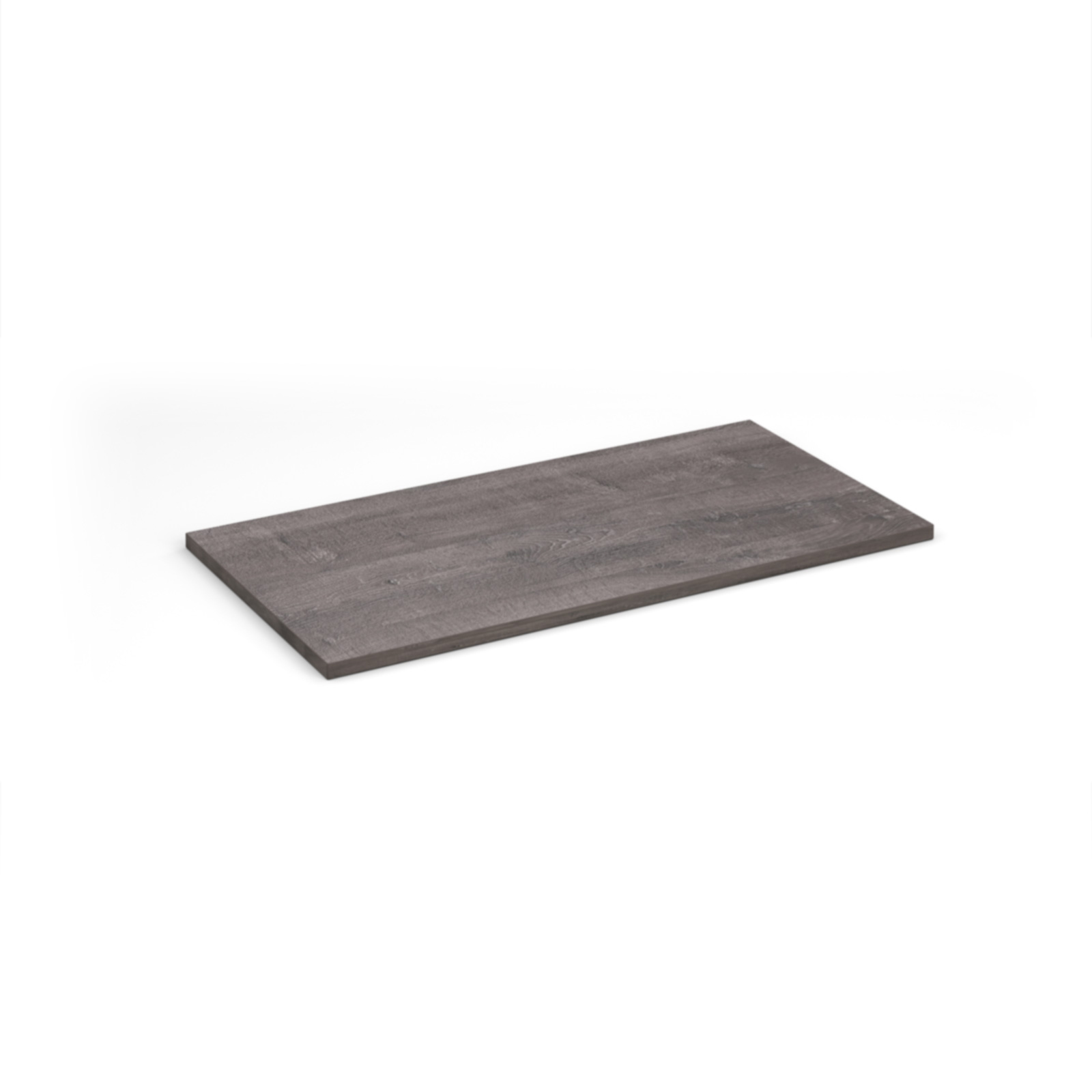 Picture of Flux modular storage double wooden top shelf - Grey Oak