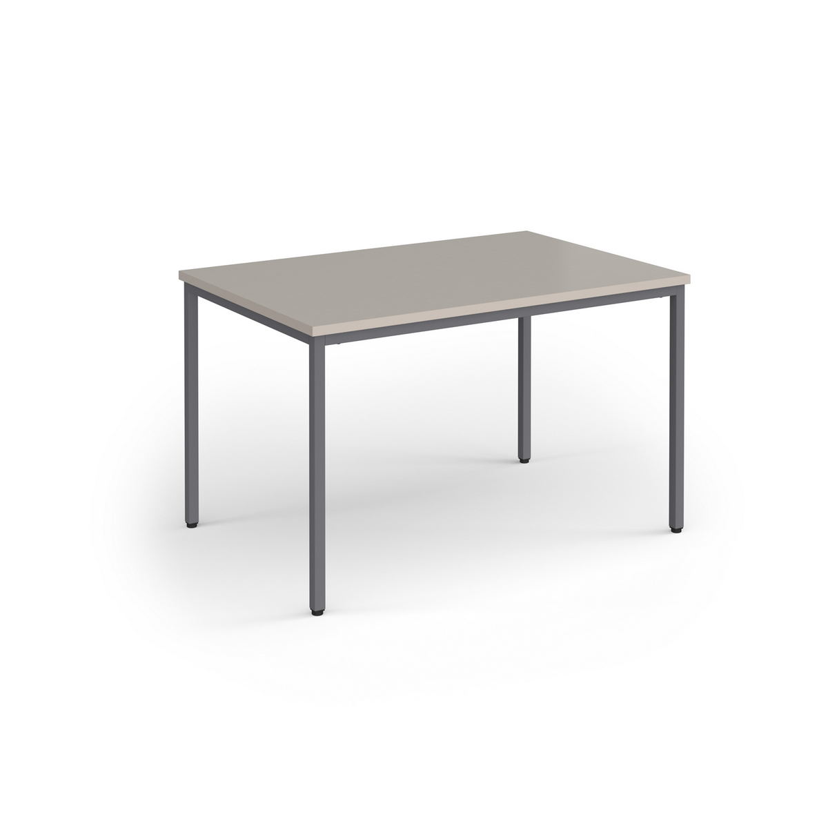 Picture of Flexi 25 rectangular table with graphite frame 1200mm x 800mm - Light Grey