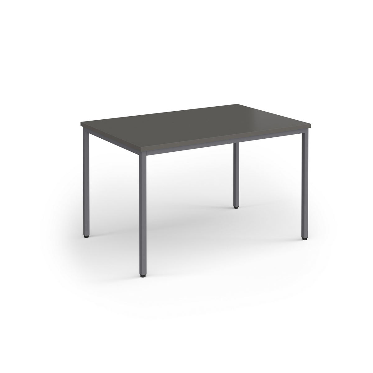 Picture of Flexi 25 rectangular table with graphite frame 1200mm x 800mm - Onyx Grey