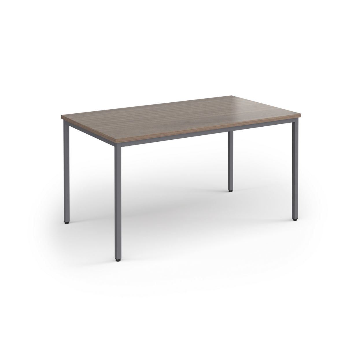 Picture of Flexi 25 rectangular table with graphite frame 1400mm x 800mm - Barcelona Walnut