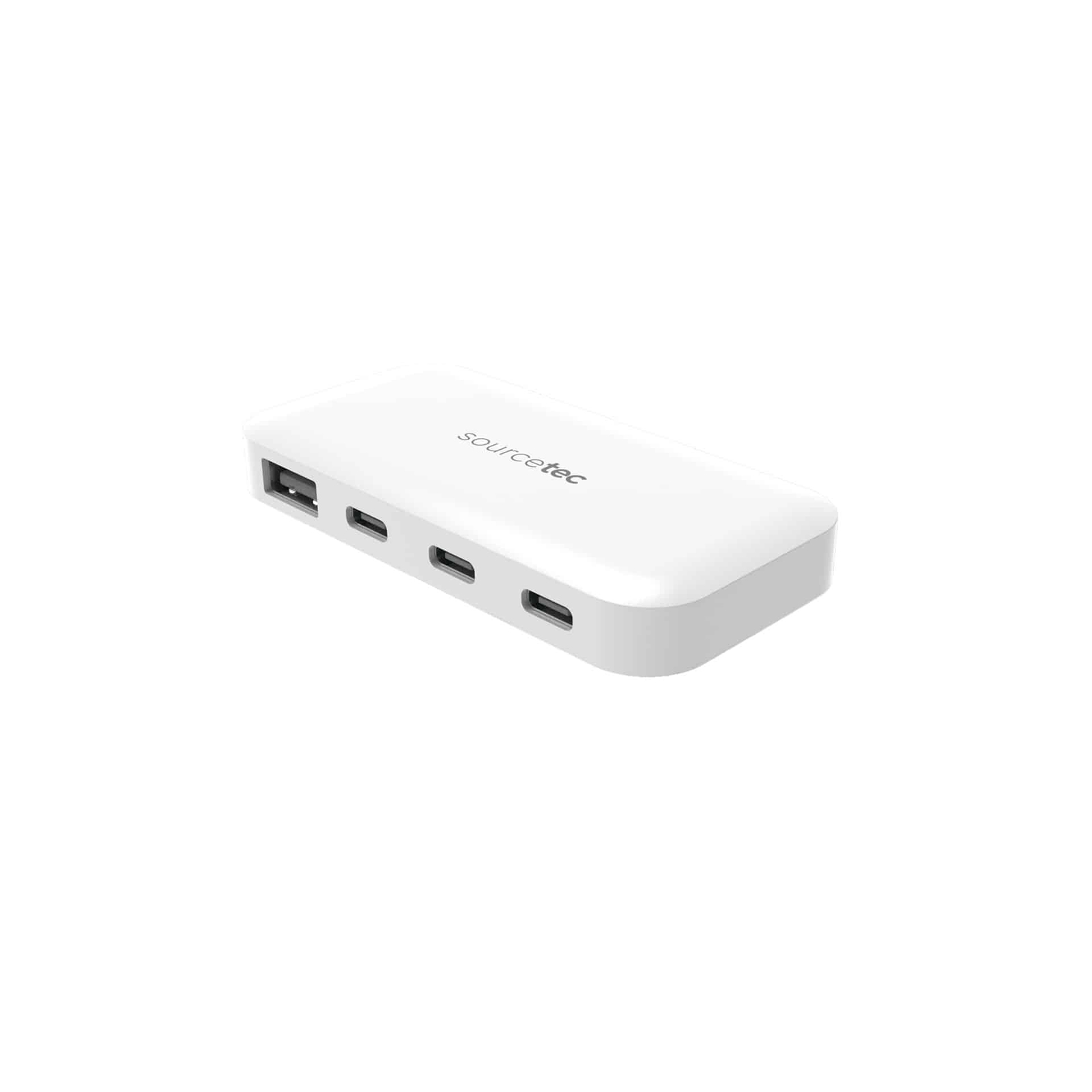 Picture of Gamma under desk power USB power 1 x USB A and 3 x USB C - white