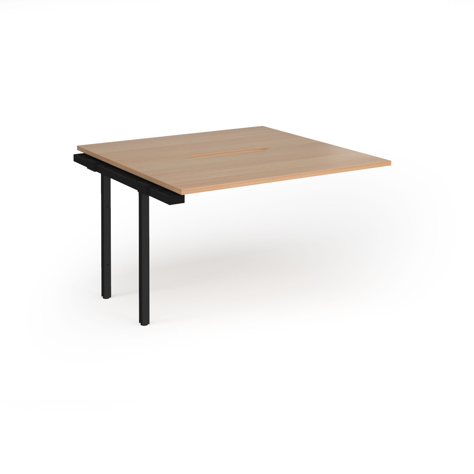 Picture of Connex Goal-Post 1200 x 1200 x 725mm Back to Back Add On Bay - Black Frame / Beech Top