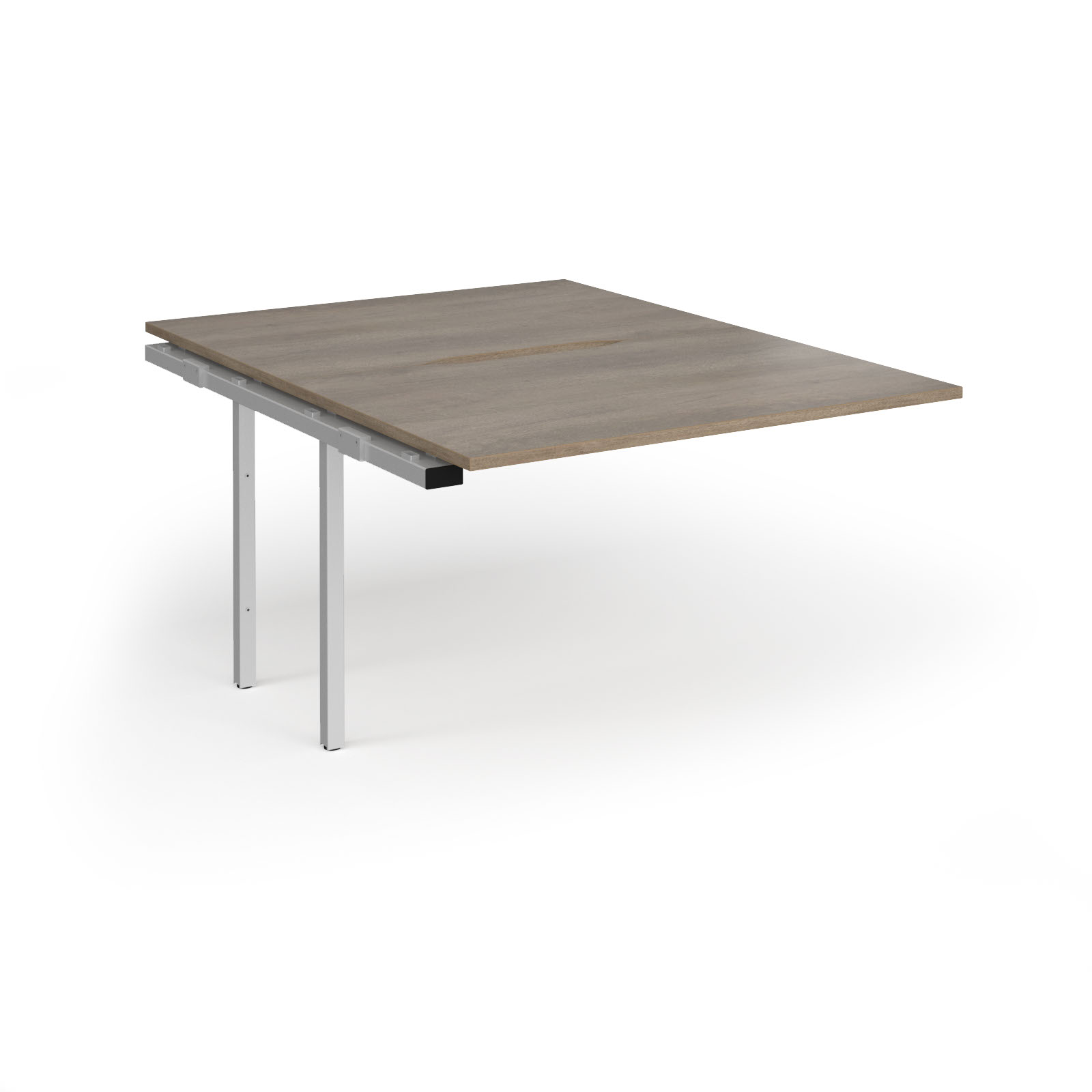 Picture of Connex Goal-Post 1200 x 1600 x 725mm Back to Back Add On Bay - Silver Frame / Nebraska Oak Top