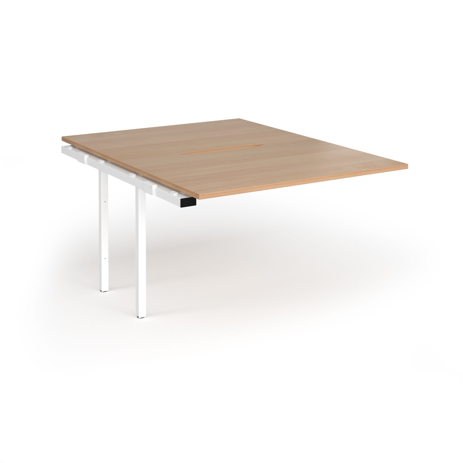 Picture of Connex Goal-Post 1200 x 1600 x 725mm Back to Back Add On Bay - White Frame / Beech Top