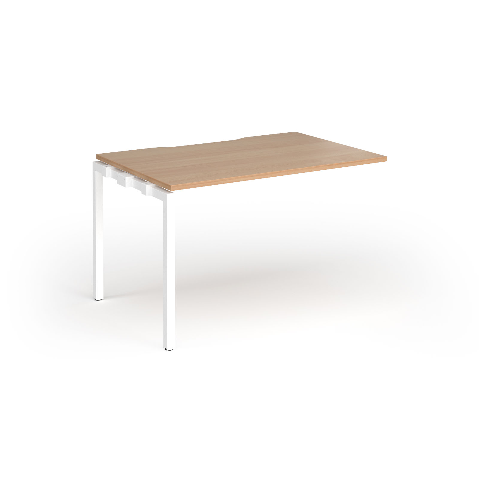 Picture of Connex Goal-Post 1200 x 800 x 725mm Single Add On Bay - White Frame / Beech Top