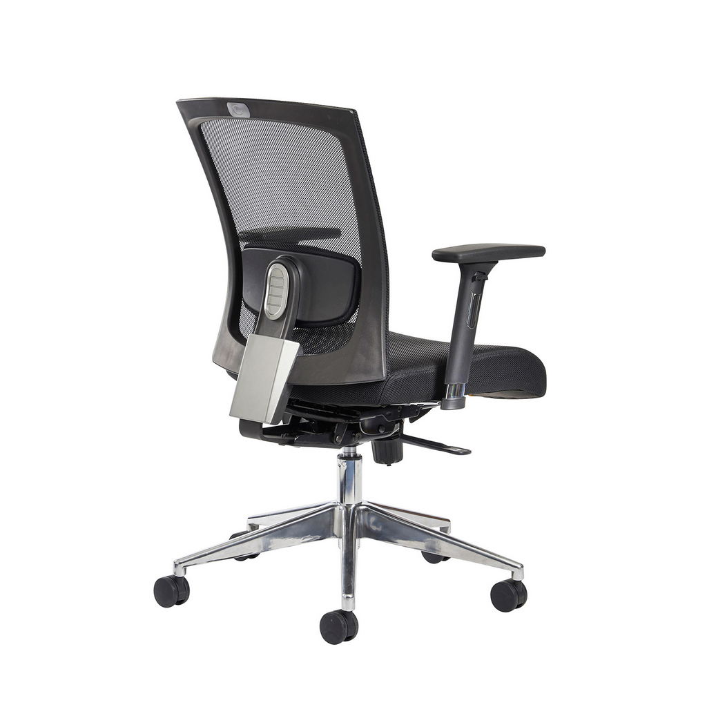 Picture of Gemini mesh task chair with no arms - black