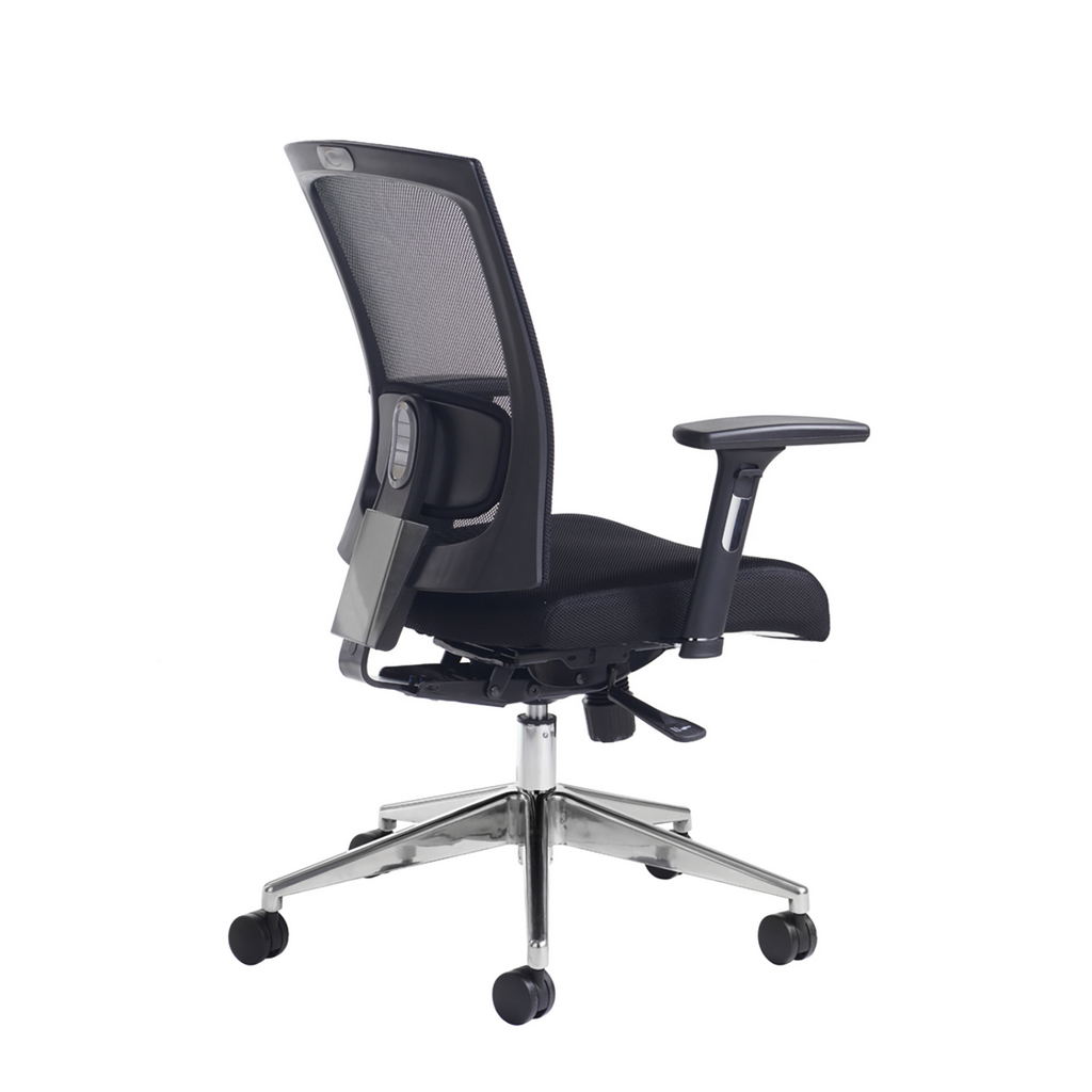 Picture of Gemini mesh task chair with adjustable arms - black