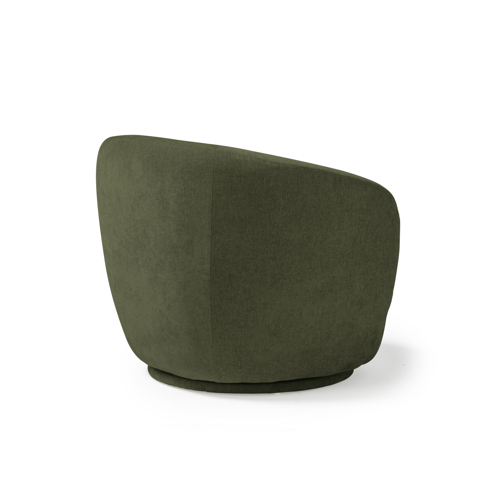 Picture of Grace single swivel club chair in olive green