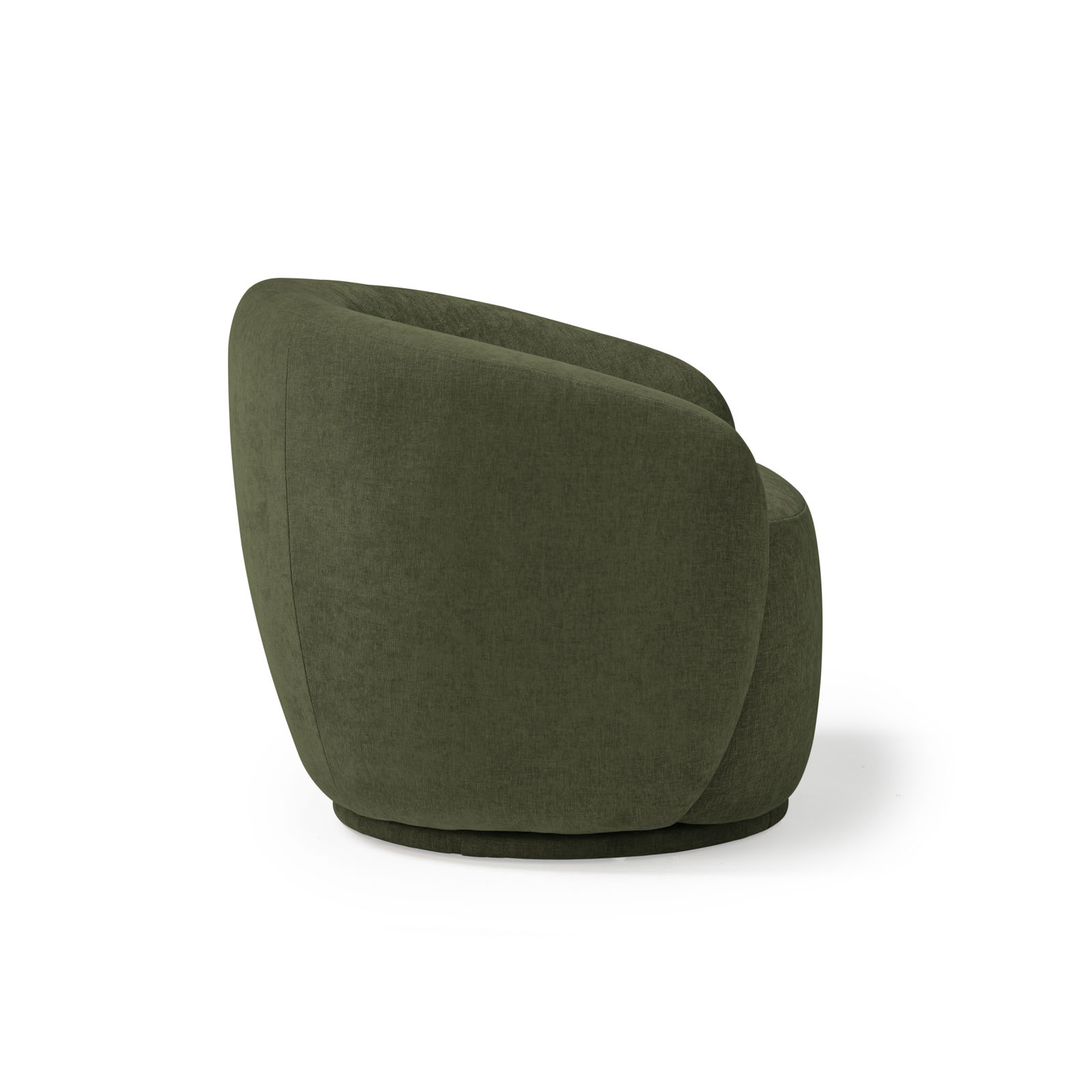 Picture of Grace single swivel club chair in olive green