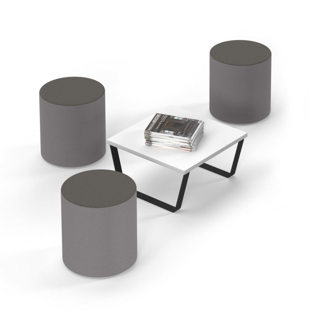 Picture of Groove modular breakout seating - forecast grey body with present grey top