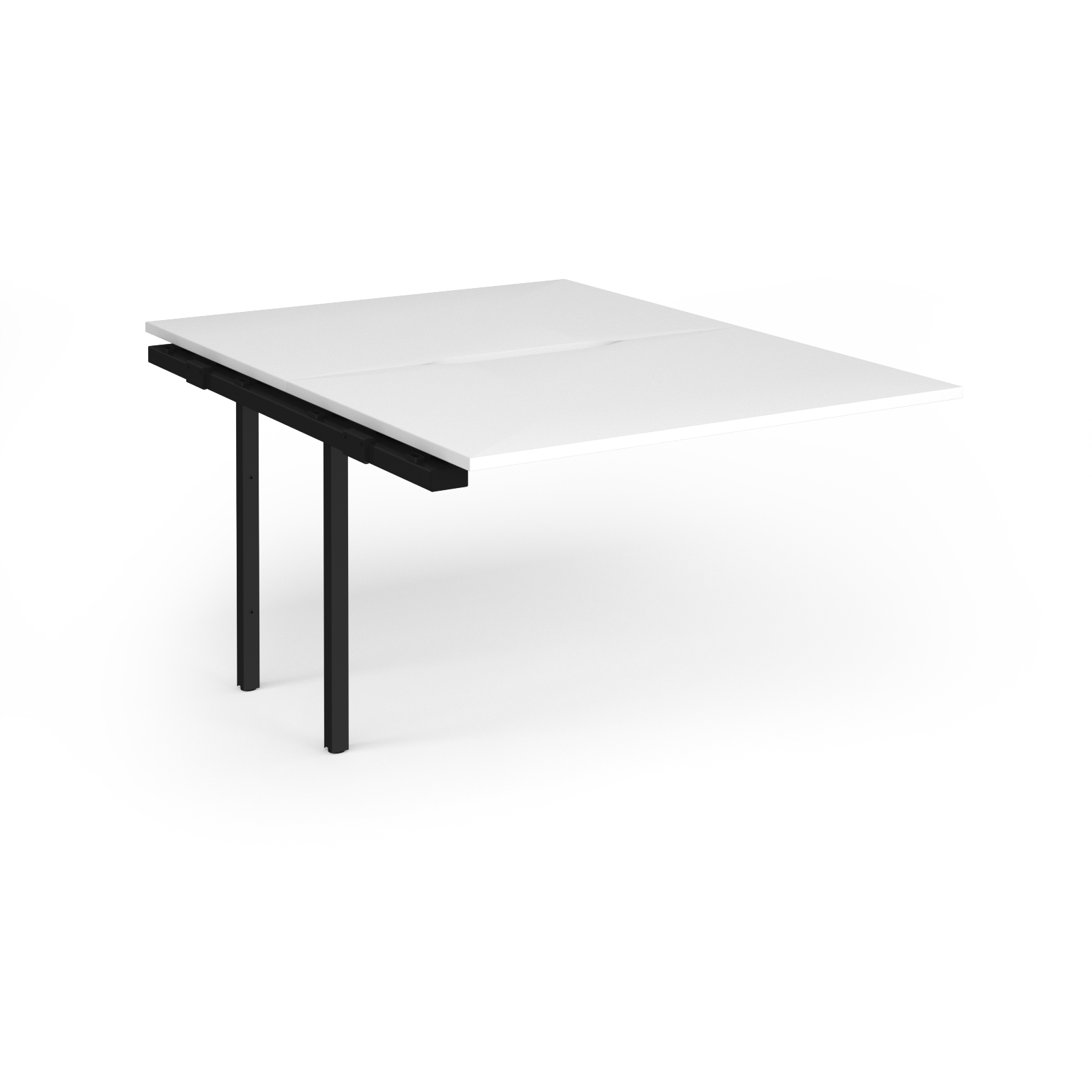 Picture of Connex Plus O Frame 1200 x 1600 x 725mm Back to Back Add On Bay - Black Frame / White Top