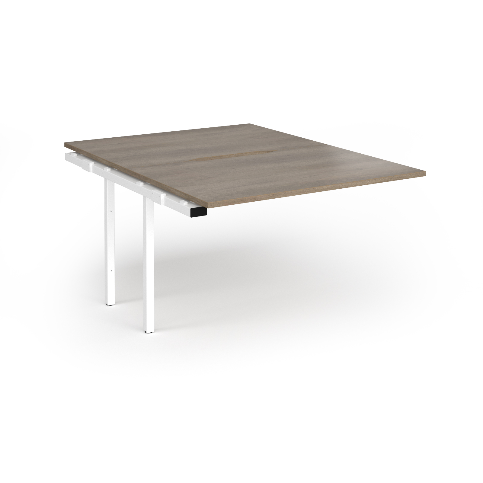 Picture of Connex Plus O Frame 1200 x 1600 x 725mm Back to Back Add On Bay - White Frame / Nebraska Oak Top