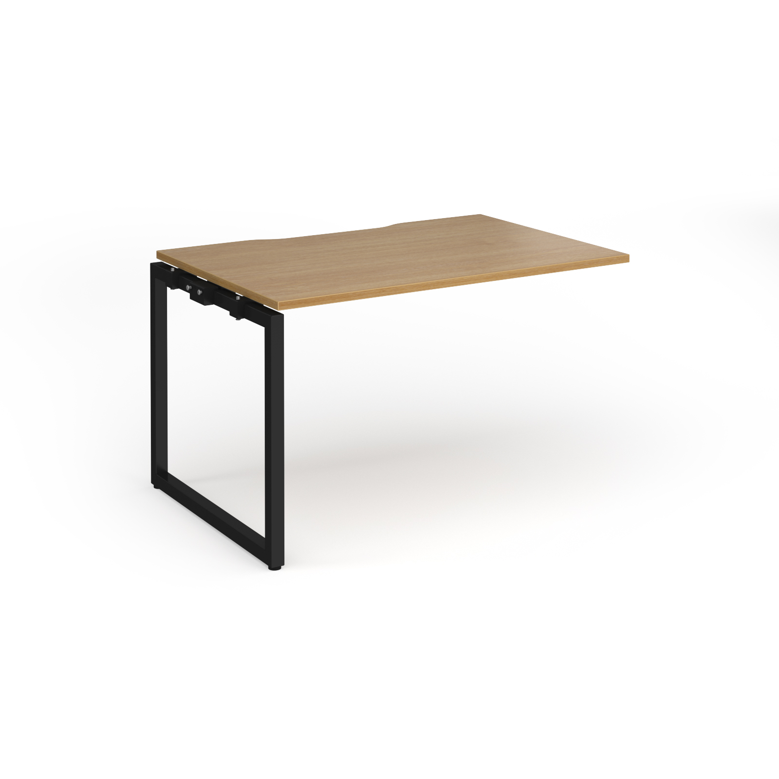Picture of Connex Plus O Frame 1200 x 800 x 725mm Single Add On Bay - Black Frame / Oak Top