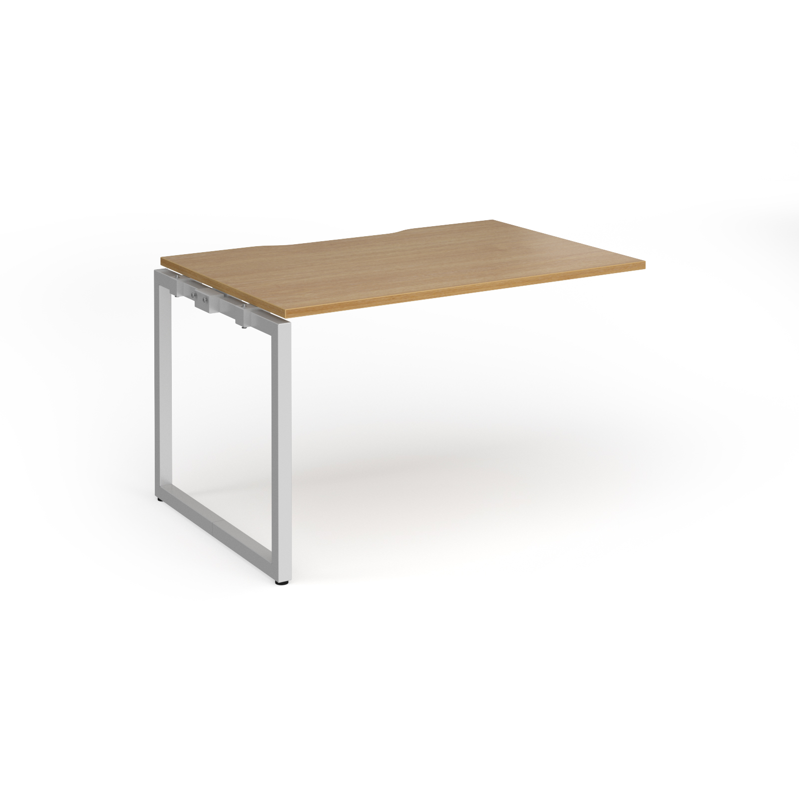 Picture of Connex Plus O Frame 1200 x 800 x 725mm Single Add On Bay - Silver Frame / Oak Top