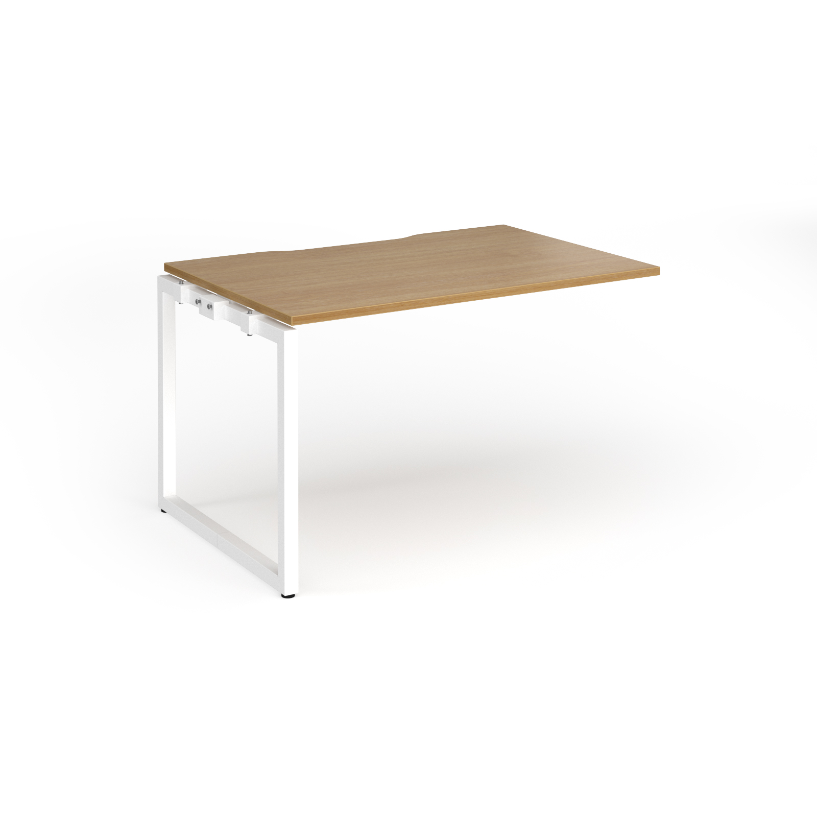 Picture of Connex Plus O Frame 1200 x 800 x 725mm Single Add On Bay - White Frame / Oak Top