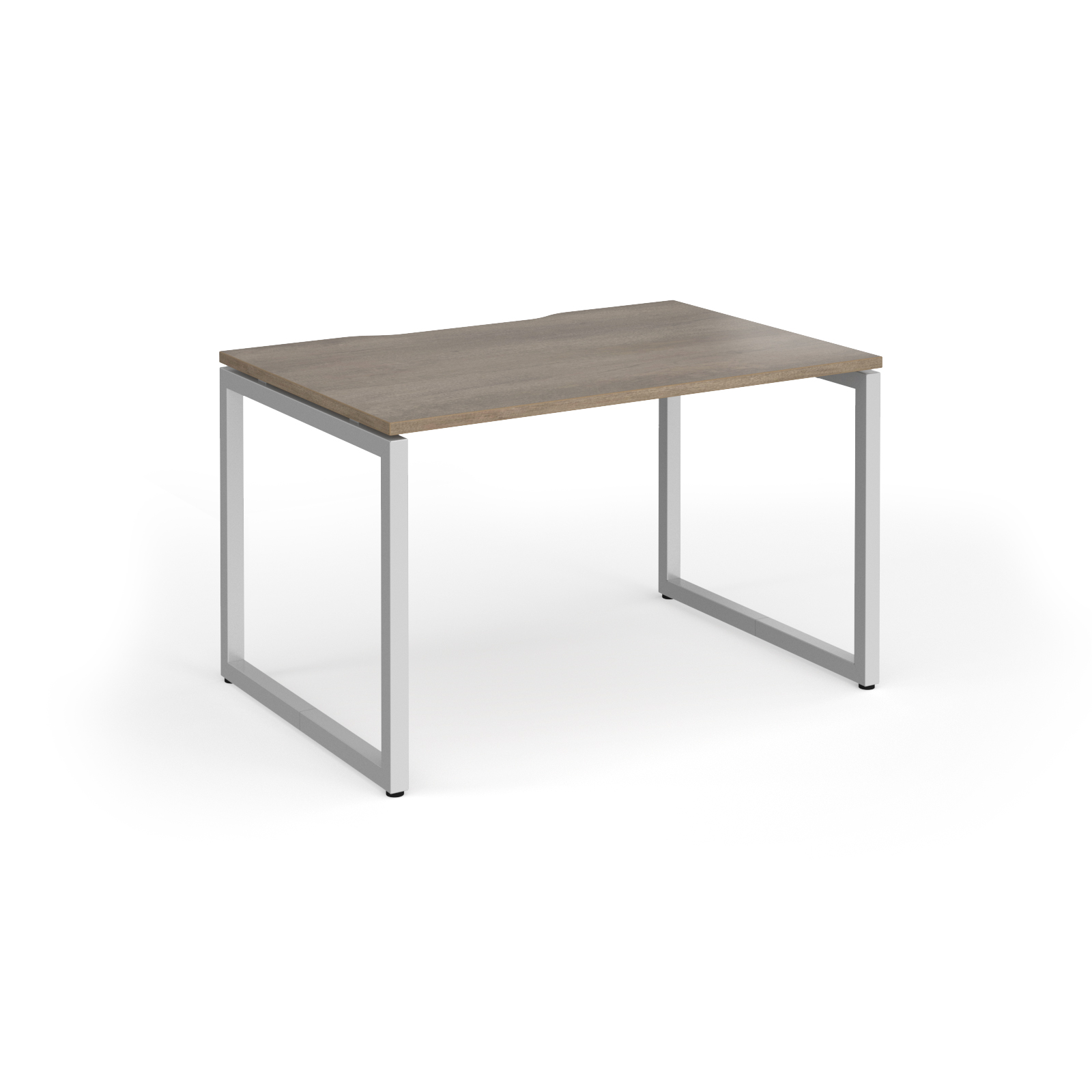 Picture of Connex Plus O Frame 1200 x 800 x 725mm Single Desk - Silver Frame / Nebraska Oak Top