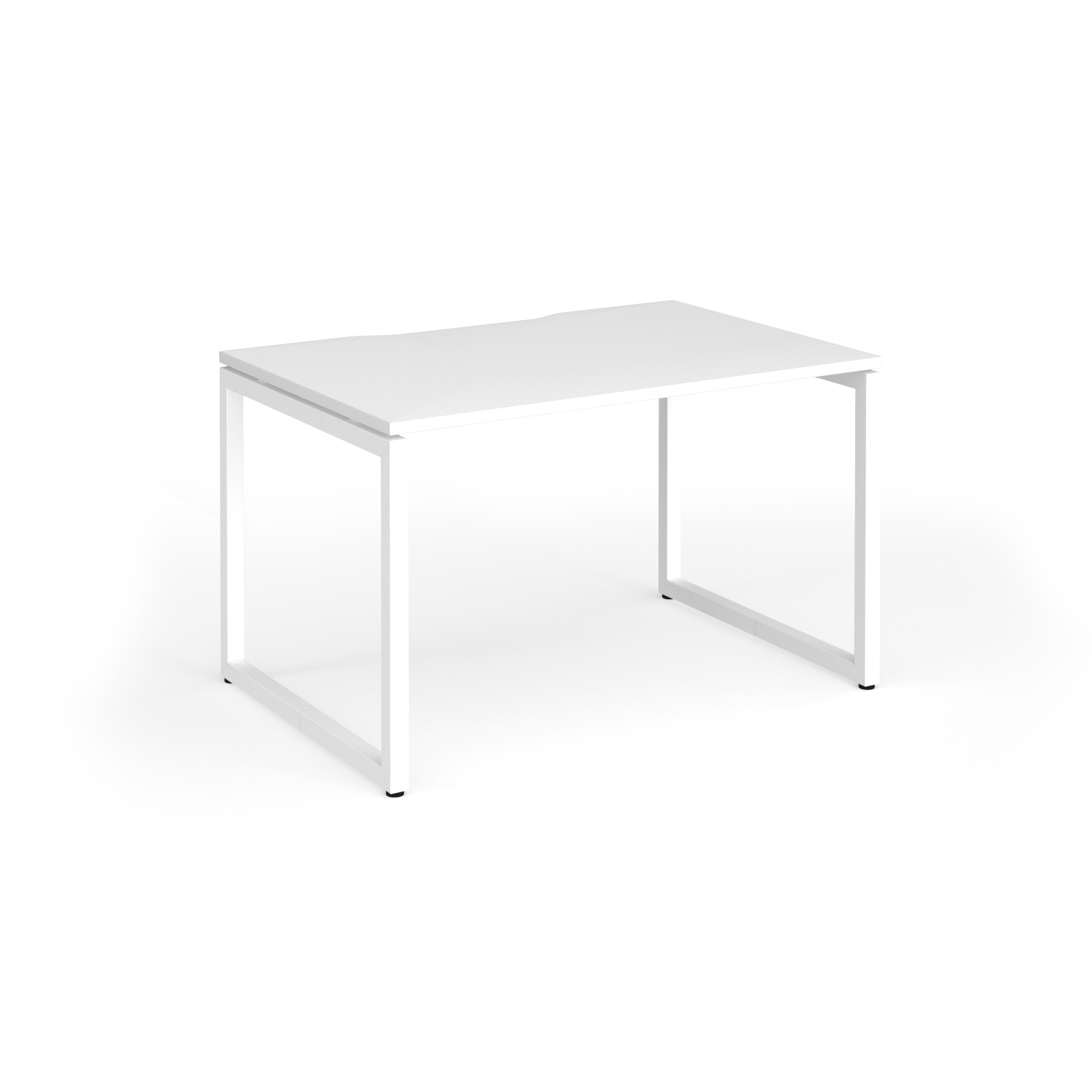 Picture of Connex Plus O Frame 1200 x 800 x 725mm Single Desk - White Frame / White Top