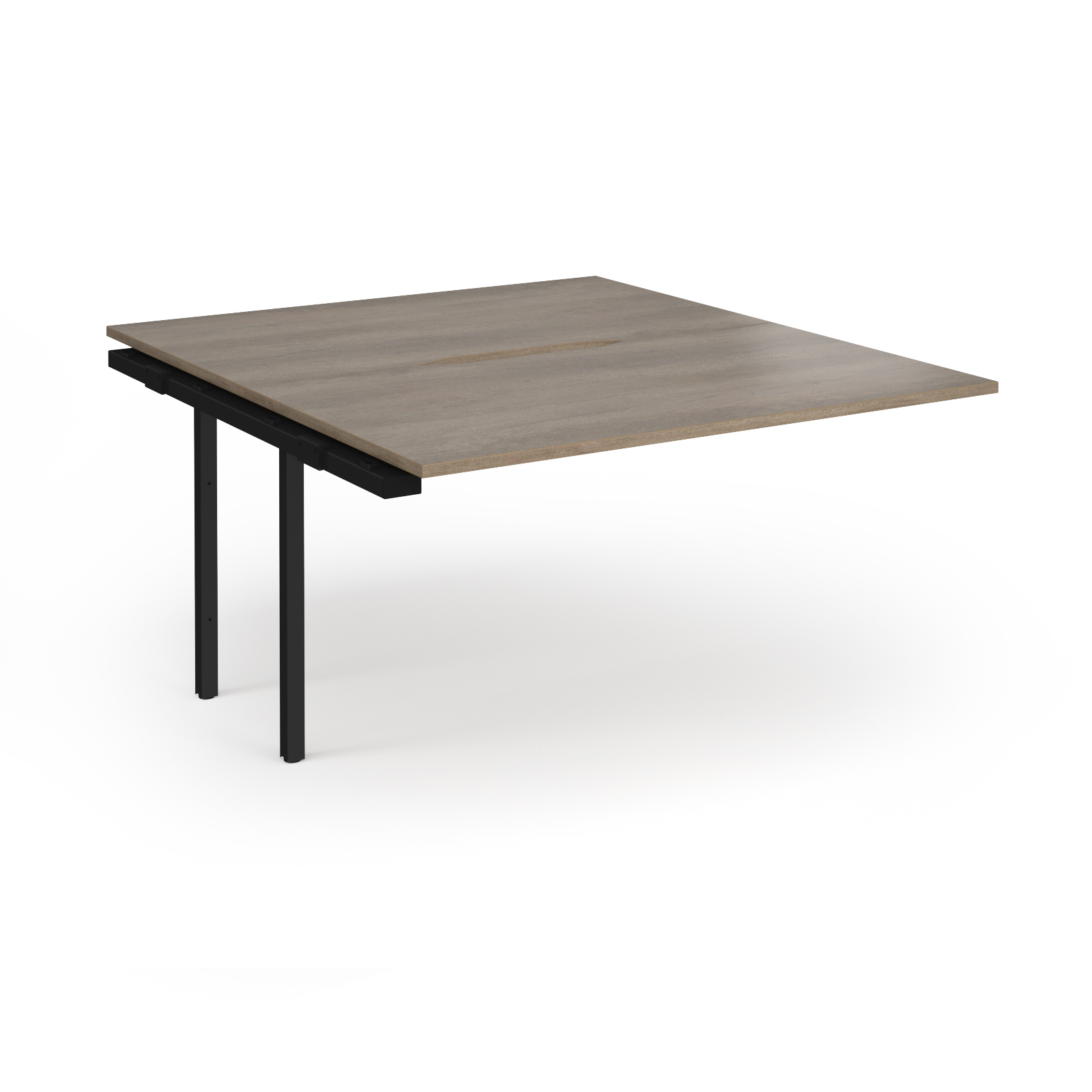 Picture of Connex Plus O Frame 1400 x 1600 x 725mm Back to Back Add On Bay - Black Frame / Nebraska Oak Top