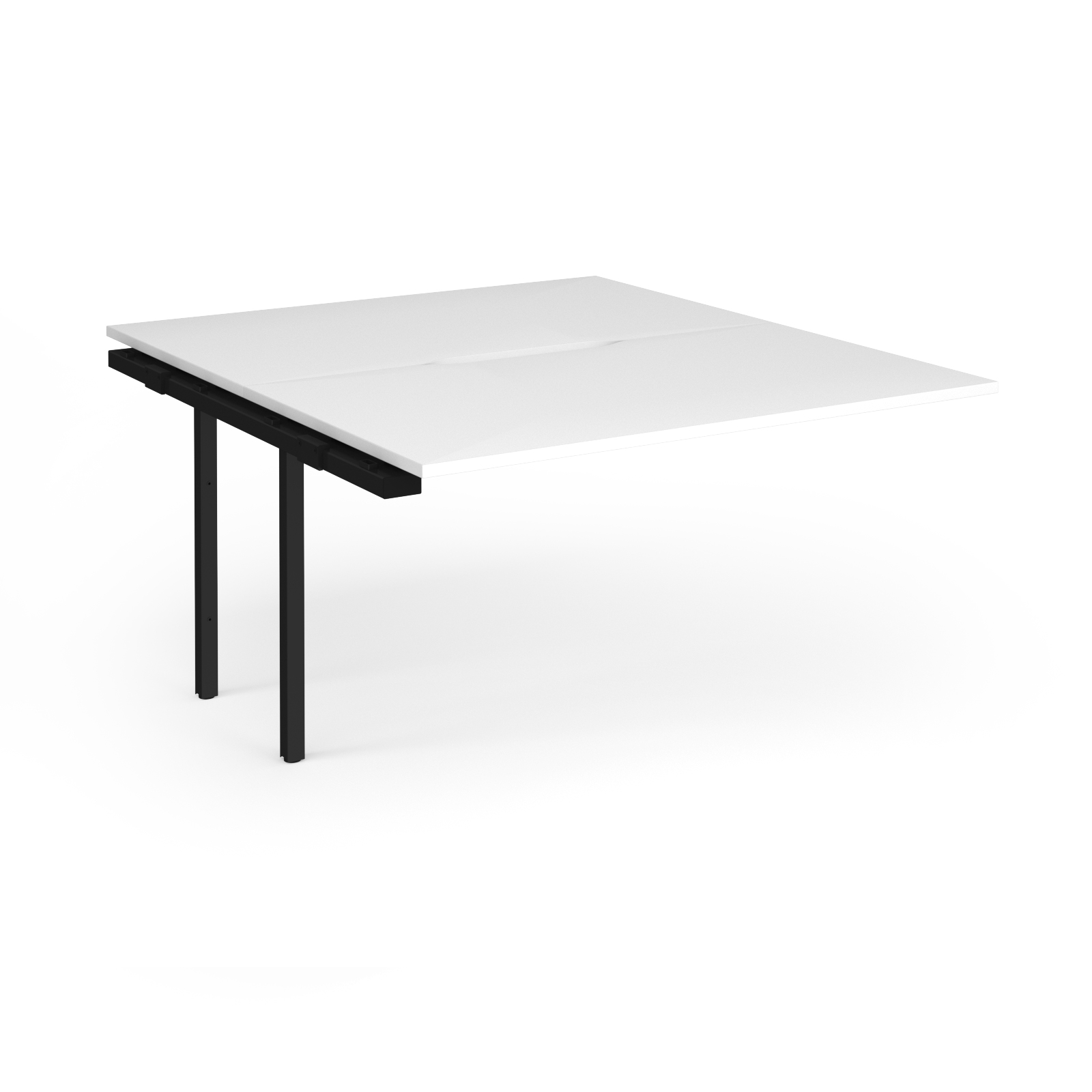 Picture of Connex Plus O Frame 1400 x 1600 x 725mm Back to Back Add On Bay - Black Frame / White Top