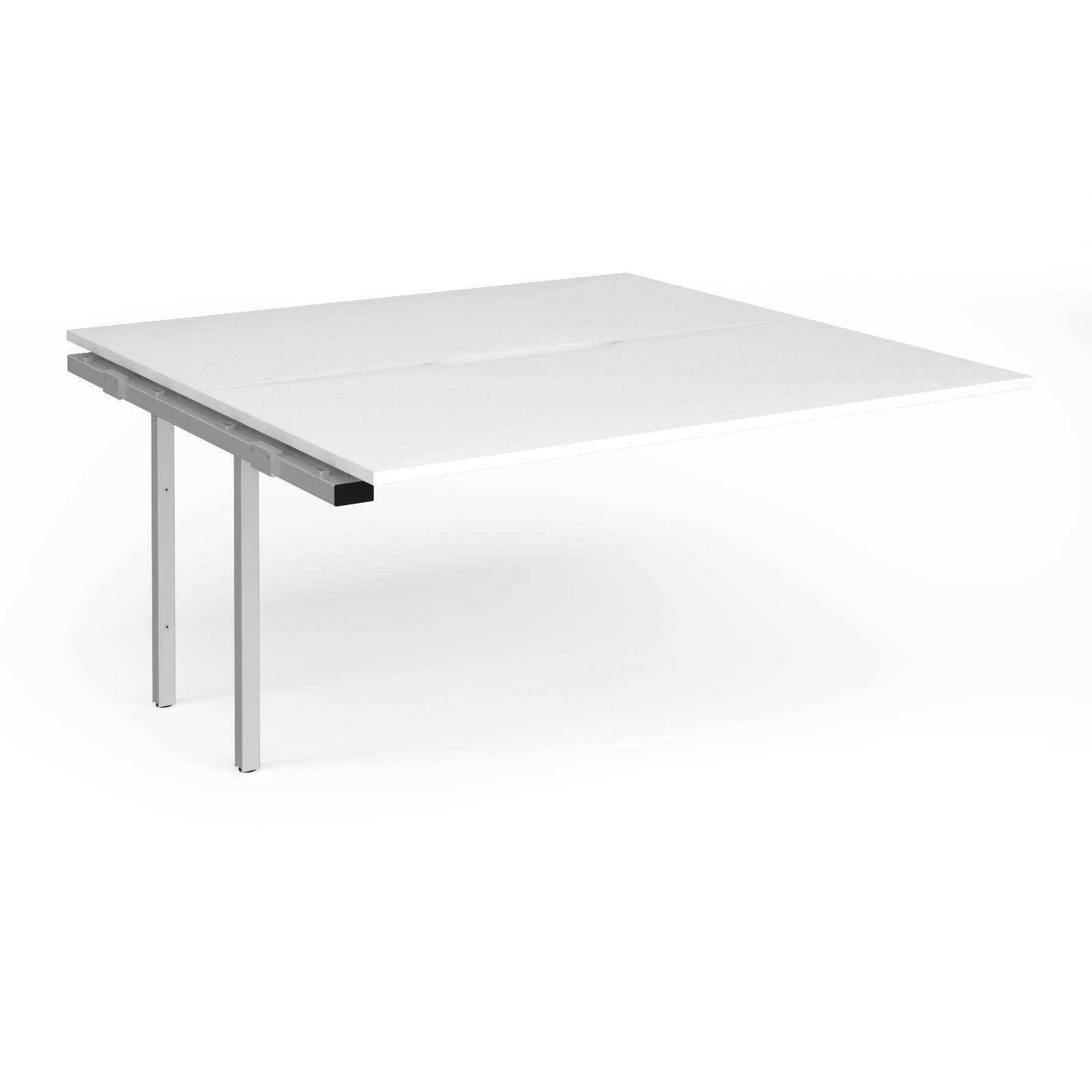 Picture of Connex Plus O Frame 1600 x 1600 x 725mm Back to Back Add On Bay - Silver Frame / White Top