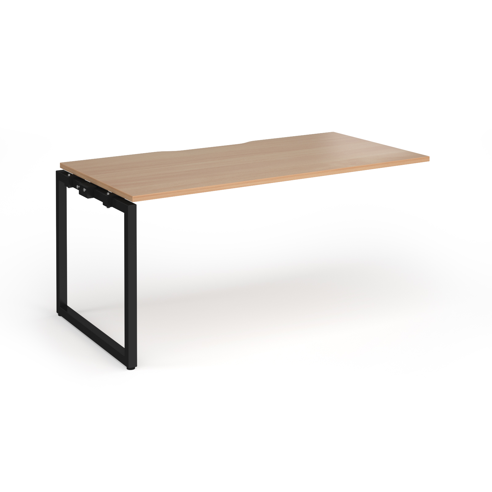 Picture of Connex Plus O Frame 1600 x 800 x 725mm Single Add On Bay - Black Frame / Beech Top