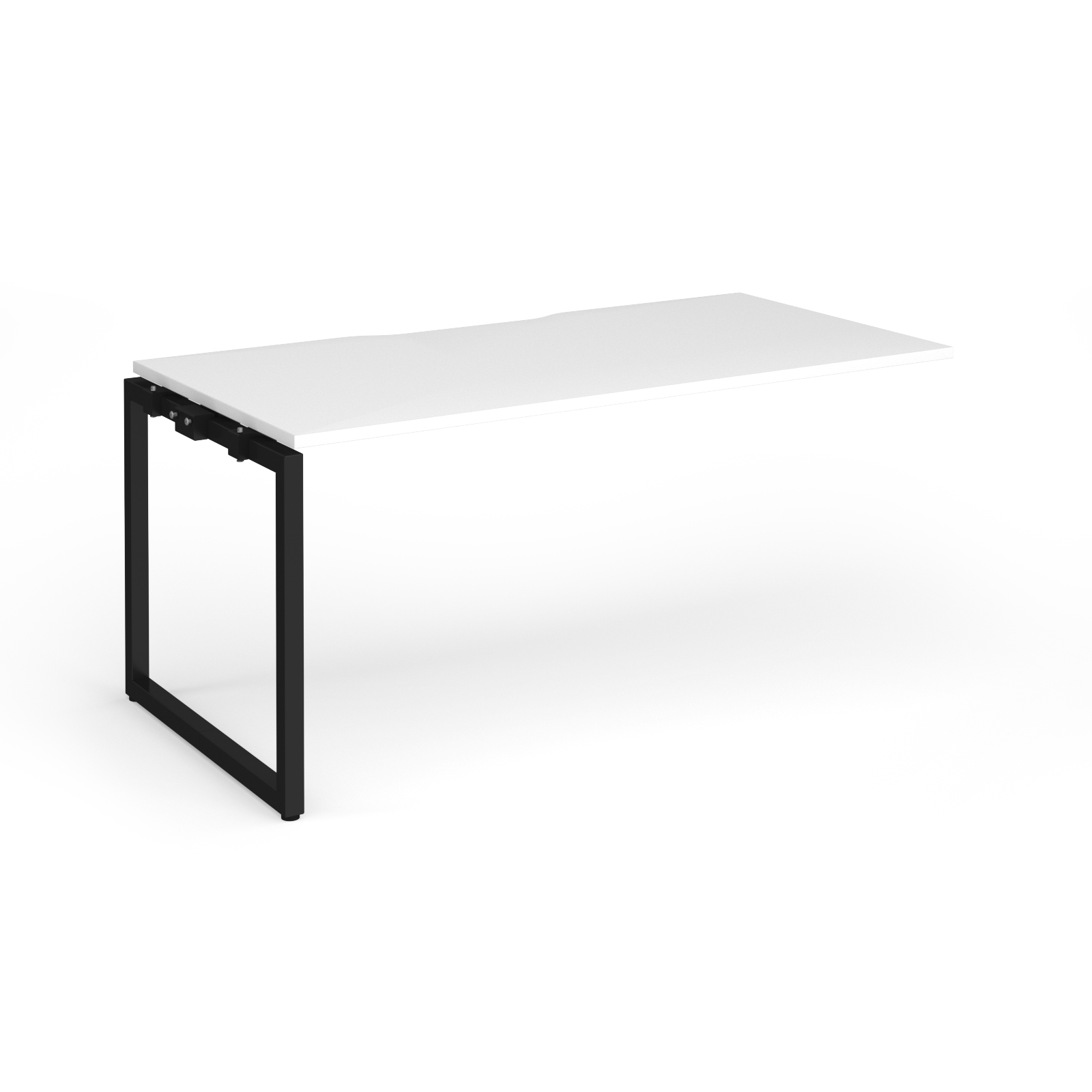 Picture of Connex Plus O Frame 1600 x 800 x 725mm Single Add On Bay - Black Frame / White Top