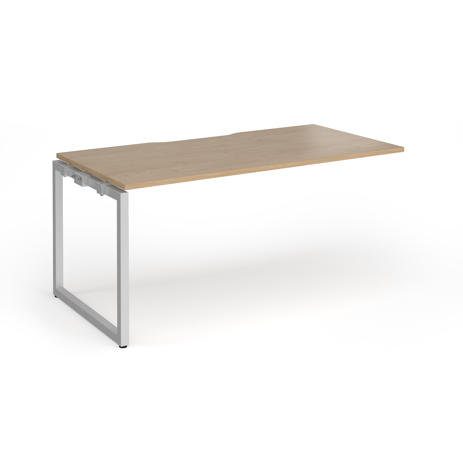 Picture of Connex Plus O Frame 1600 x 800 x 725mm Single Add On Bay - Silver Frame / Kendal Oak Top