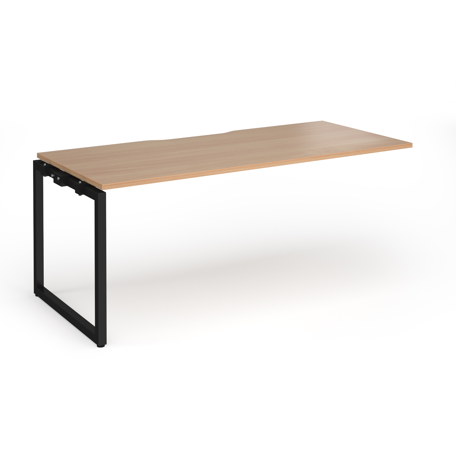 Picture of Connex Plus O Frame 1800 x 800 x 725mm Single Add On Bay - Black Frame / Beech Top