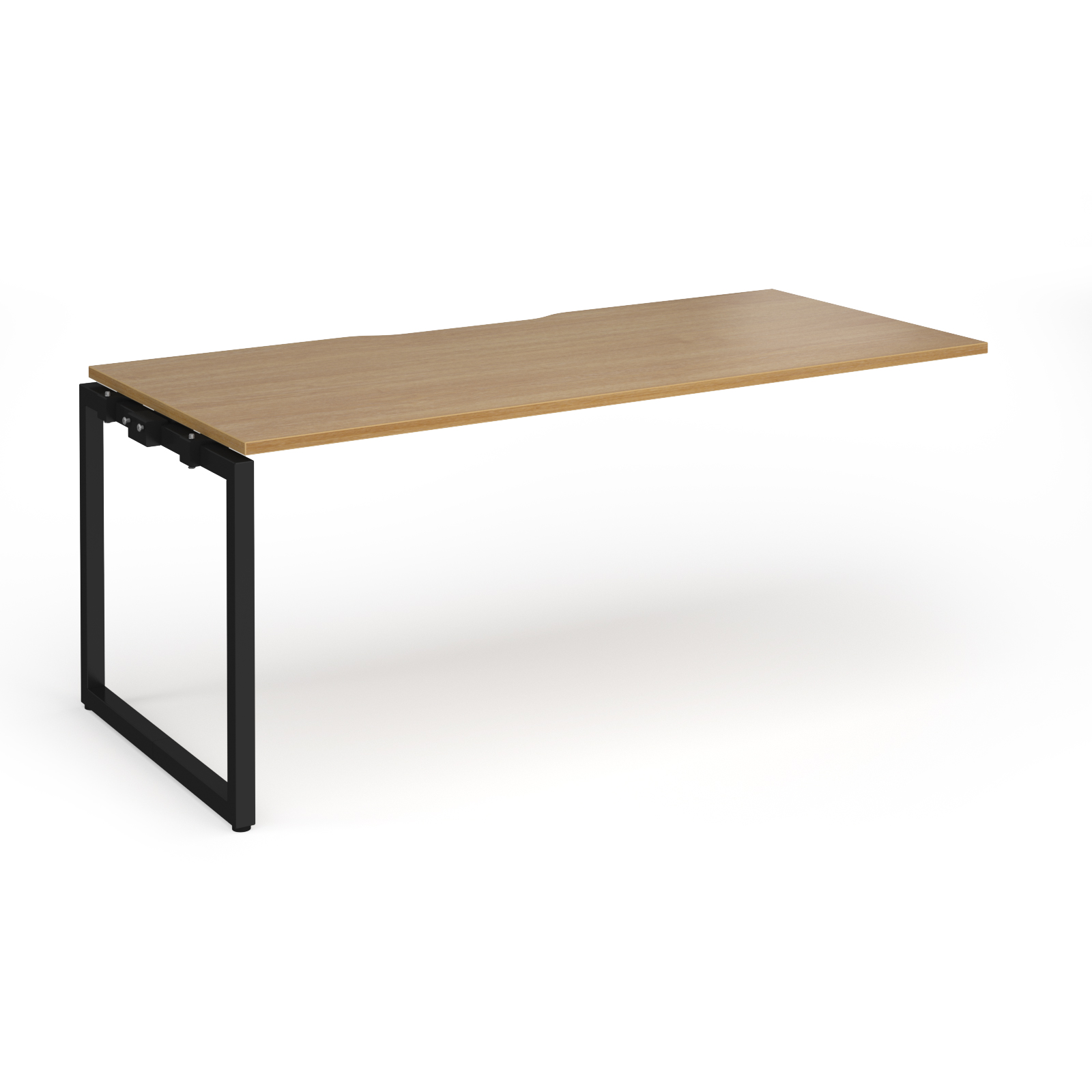 Picture of Connex Plus O Frame 1800 x 800 x 725mm Single Add On Bay - Black Frame / Oak Top