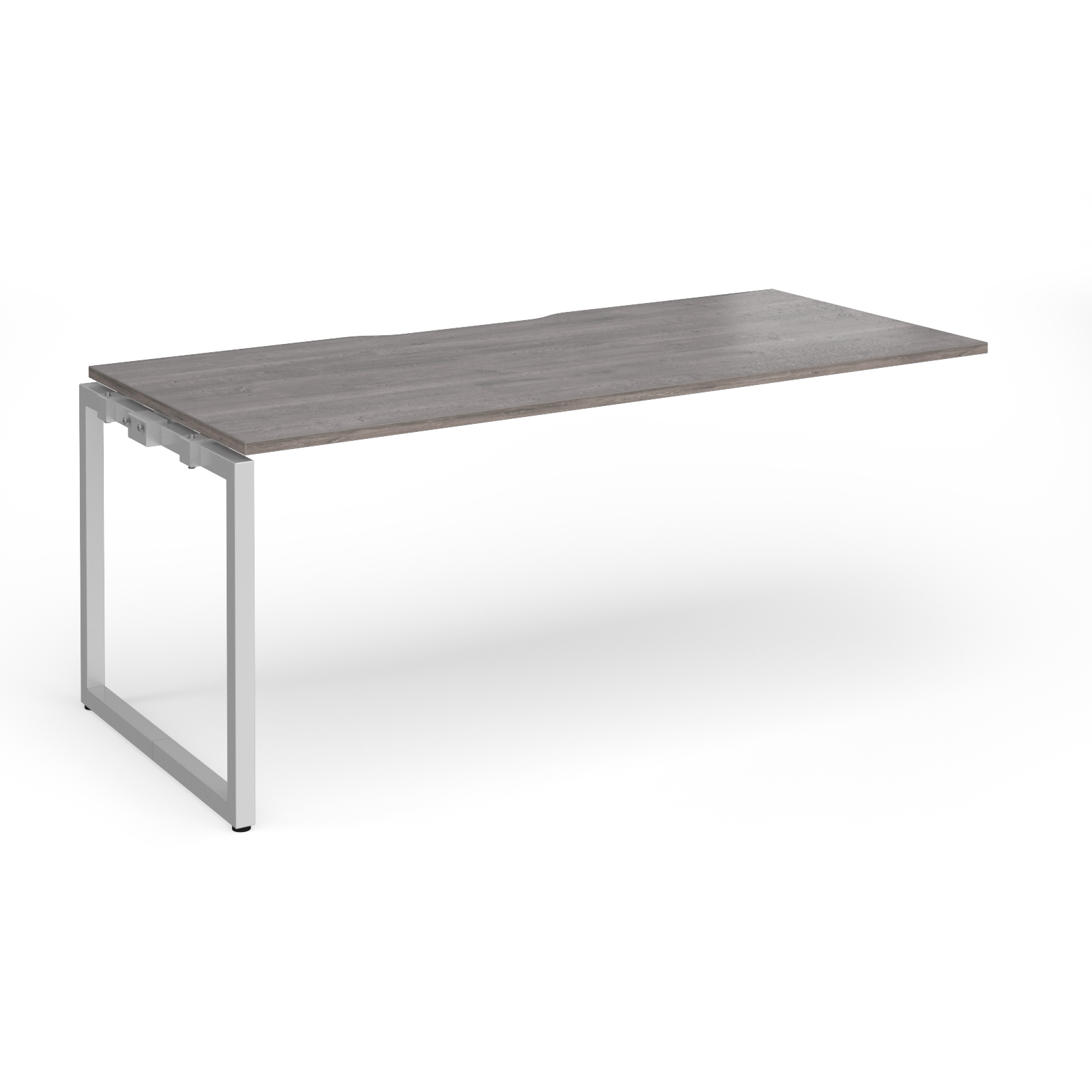 Picture of Connex Plus O Frame 1800 x 800 x 725mm Single Add On Bay - Silver Frame / Grey Oak Top