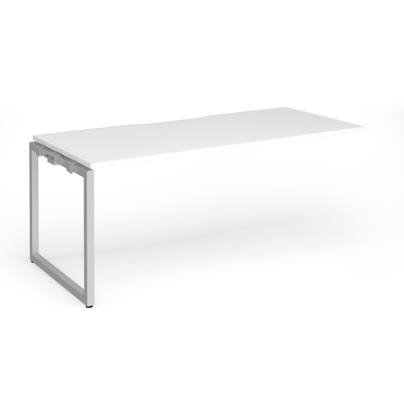 Picture of Connex Plus O Frame 1800 x 800 x 725mm Single Add On Bay - Silver Frame / White Top