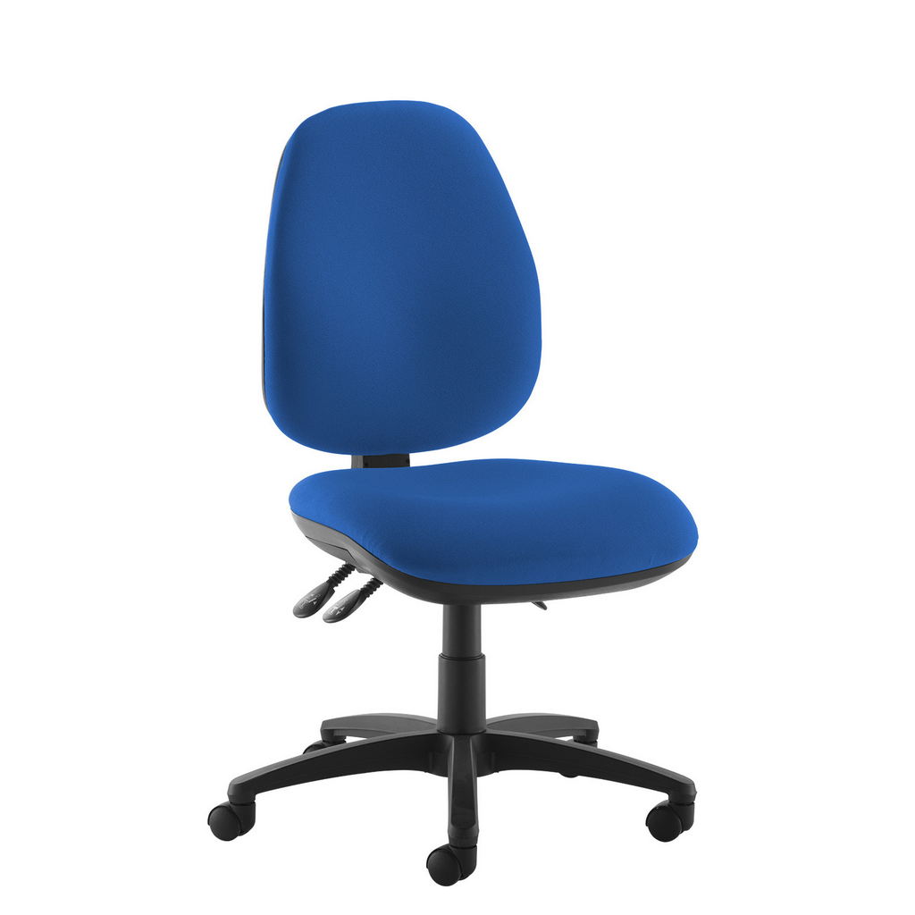 Picture of Jota XL fabric back operator chair with no arms - blue