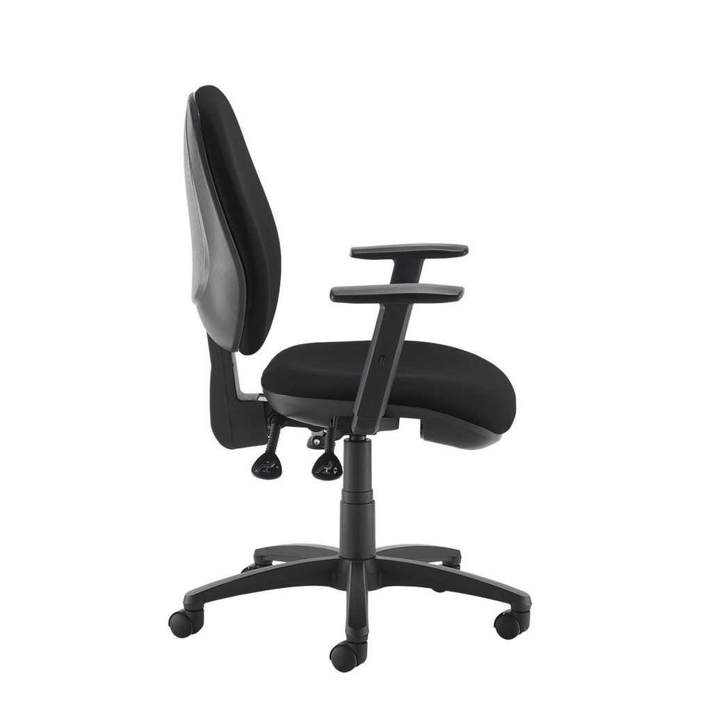 Picture of Jota high back operator chair with adjustable arms - black