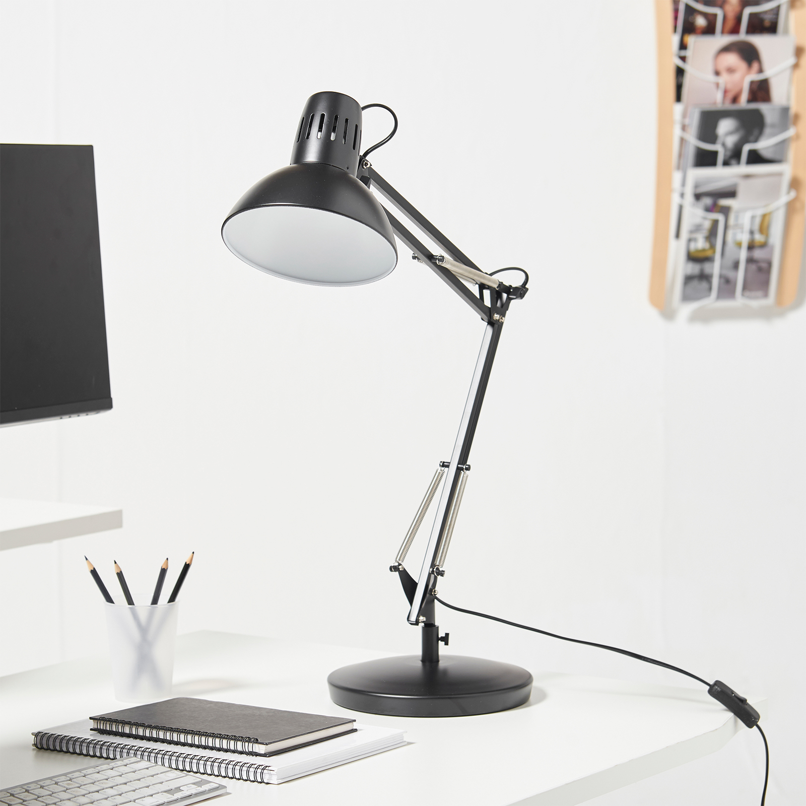 Picture of Kari architect steel desk lamp - Black