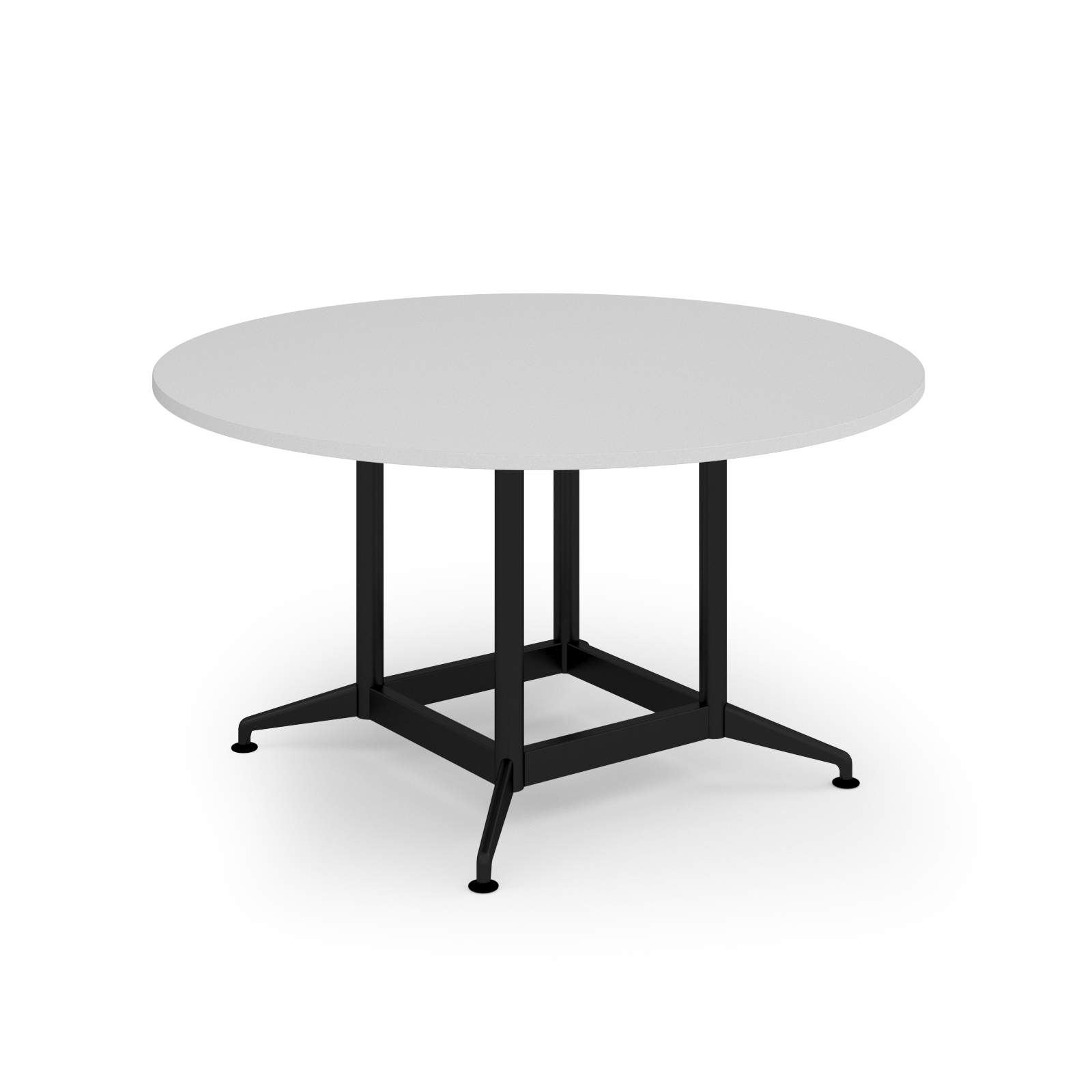 Picture of Loft table 1400dia black frame and White Top