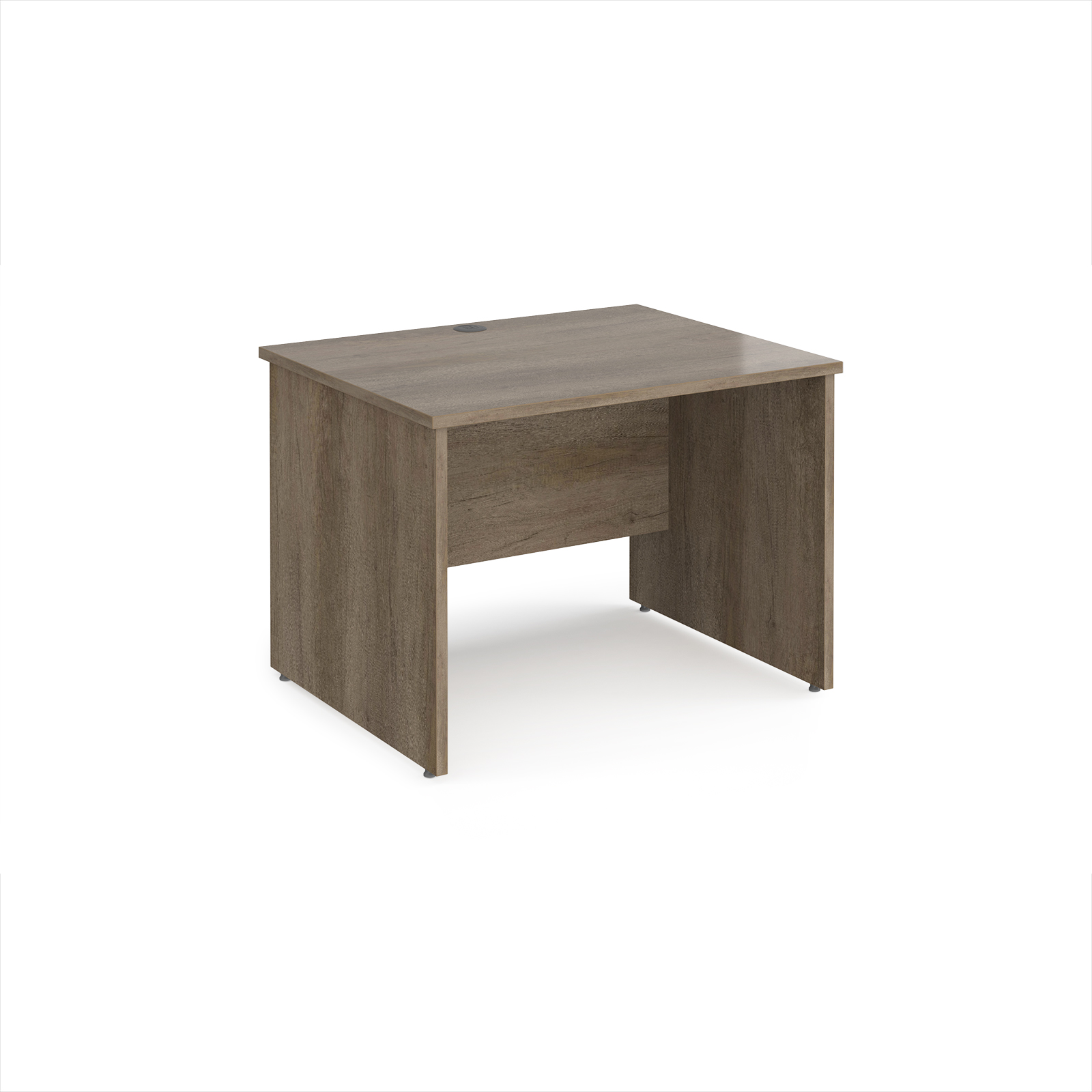 Picture of Maestro 25 straight desk 1000mm x 800mm - Nebraska Oak Top with panel end leg