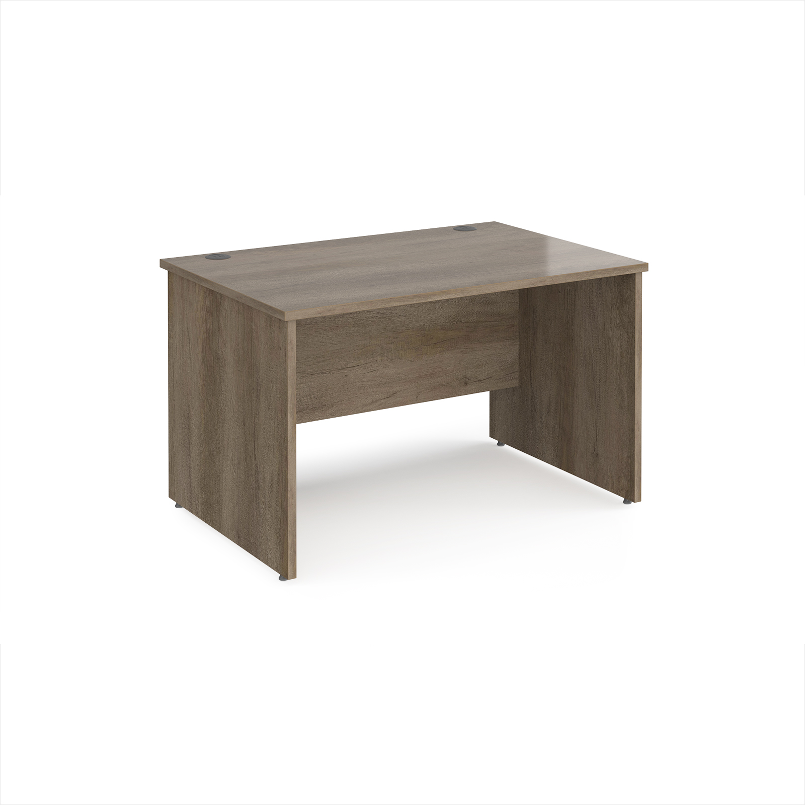 Picture of Maestro 25 straight desk 1200mm x 800mm - Nebraska Oak Top with panel end leg