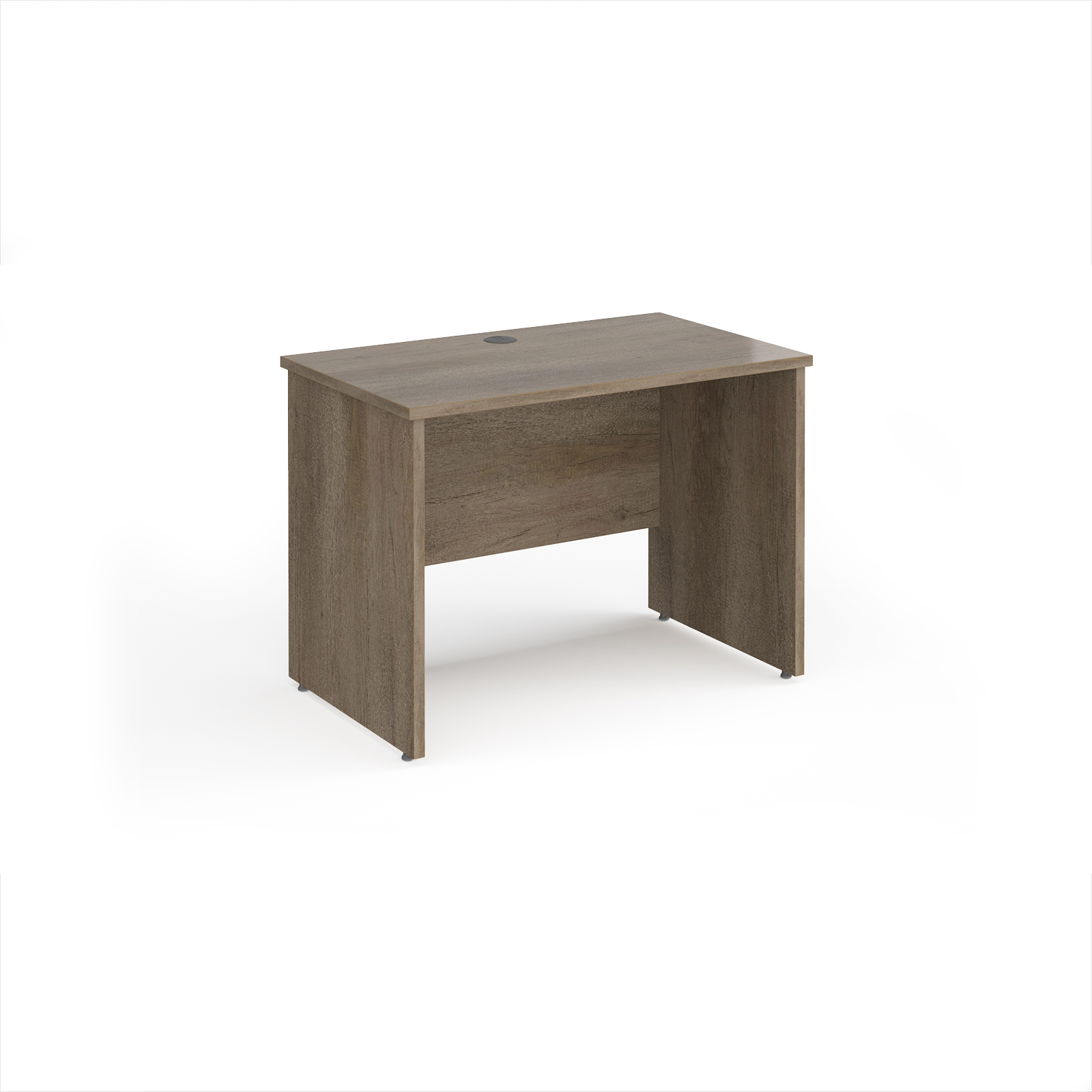 Picture of Maestro 25 straight desk 1000mm x 600mm - Nebraska Oak Top with panel end leg
