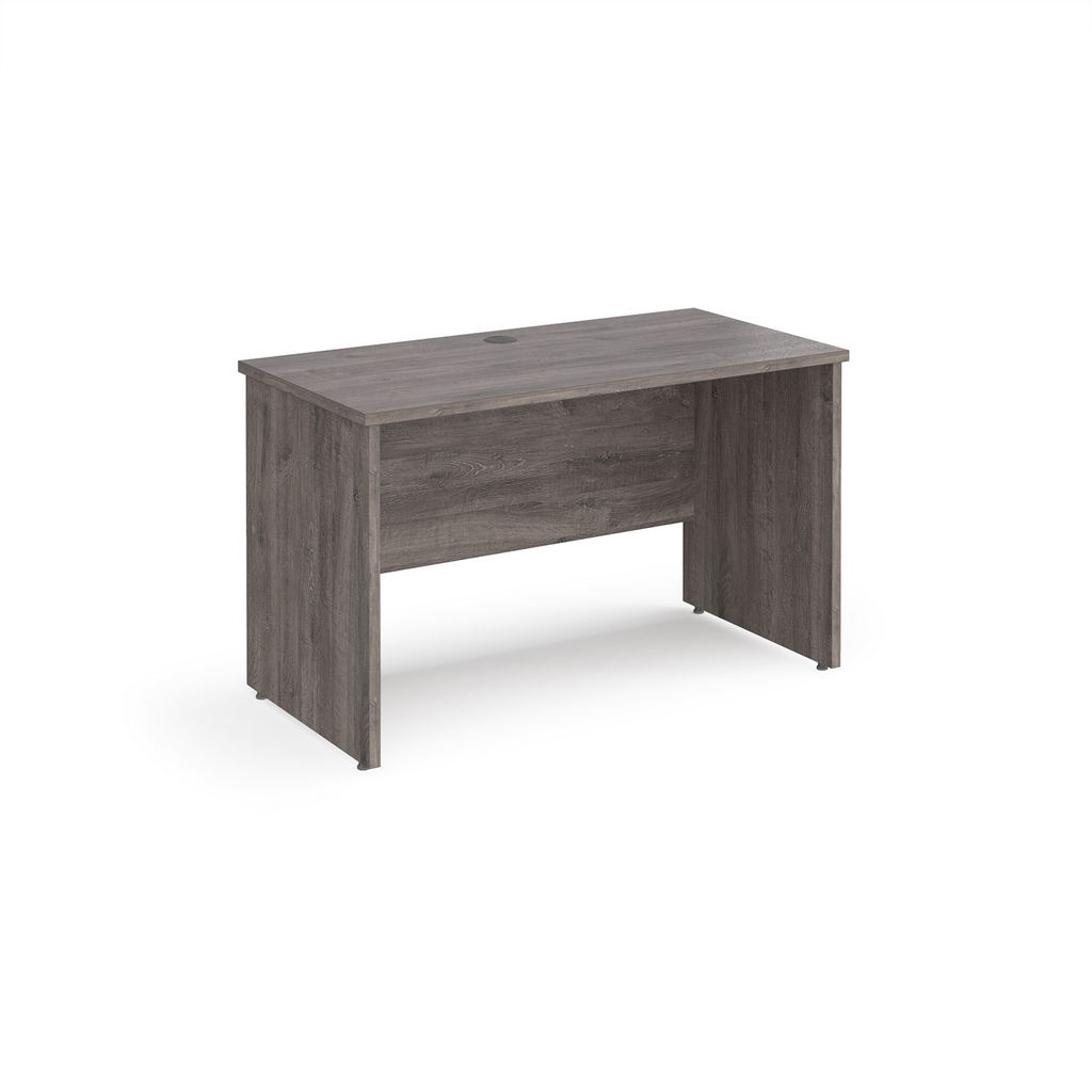 Picture of Maestro 25 straight desk 1200mm x 600mm - grey oak top with panel end leg