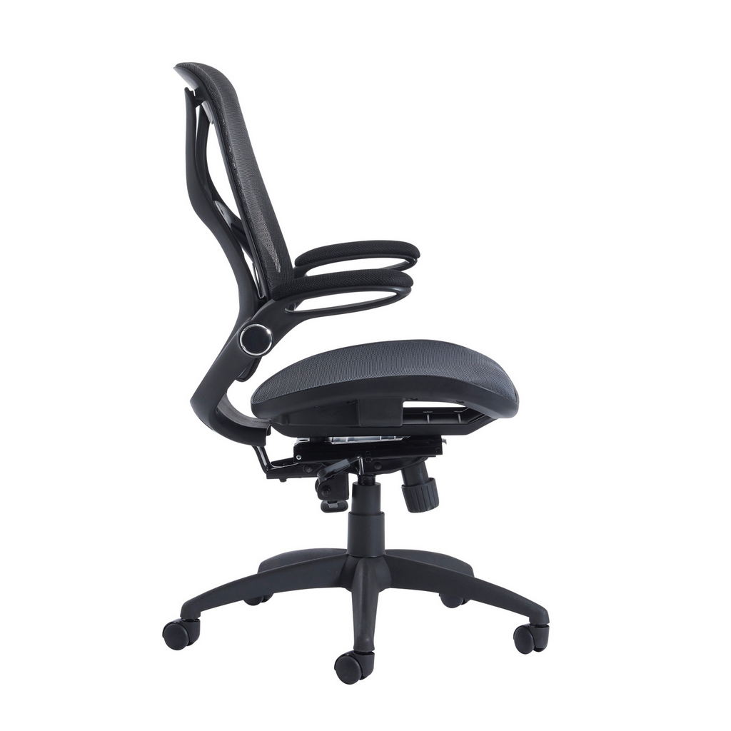 Picture of Napier high mesh back operator chair with mesh seat - black
