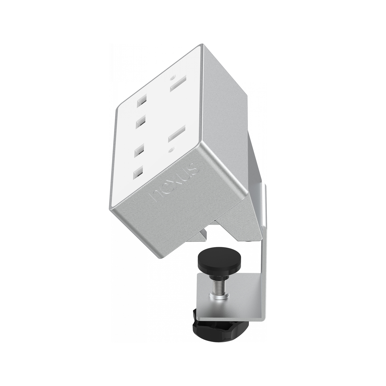 Picture of Desktop Power Module 2x 240v UK Sockets Silver / White