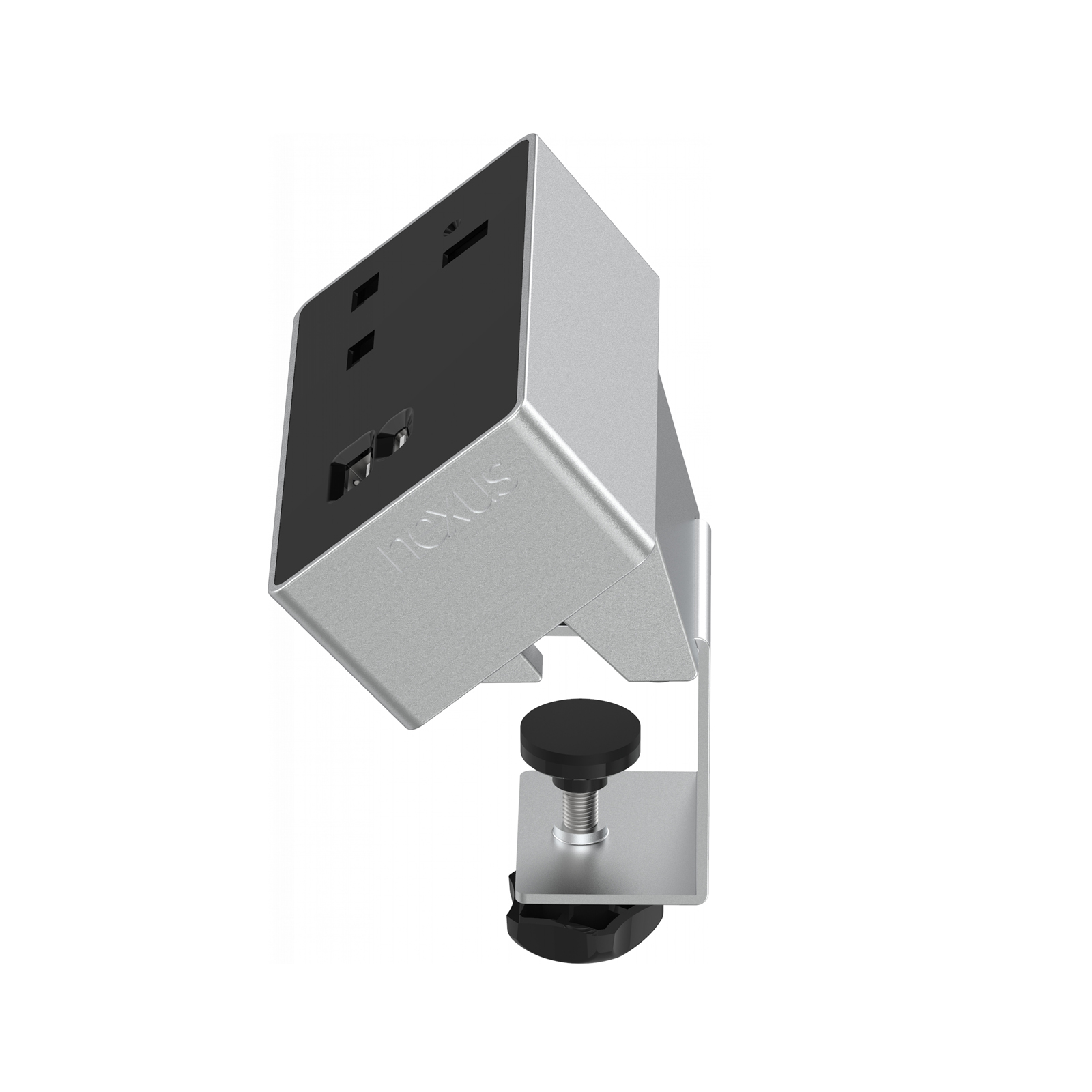 Picture of Desktop Power Module 1x 240v UK Socket 30W USB-C, 27W USB-A Silver / Black