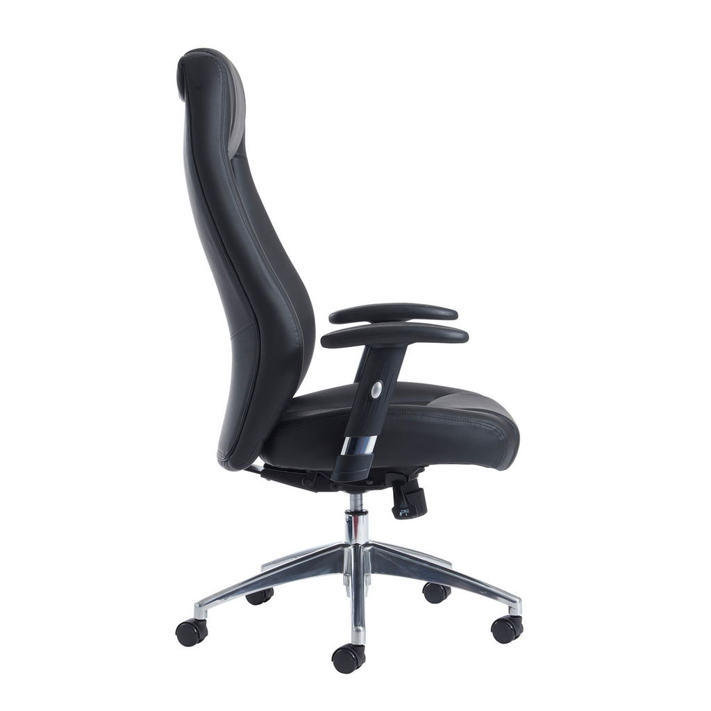 Picture of Odessa high back executive chair - black faux leather